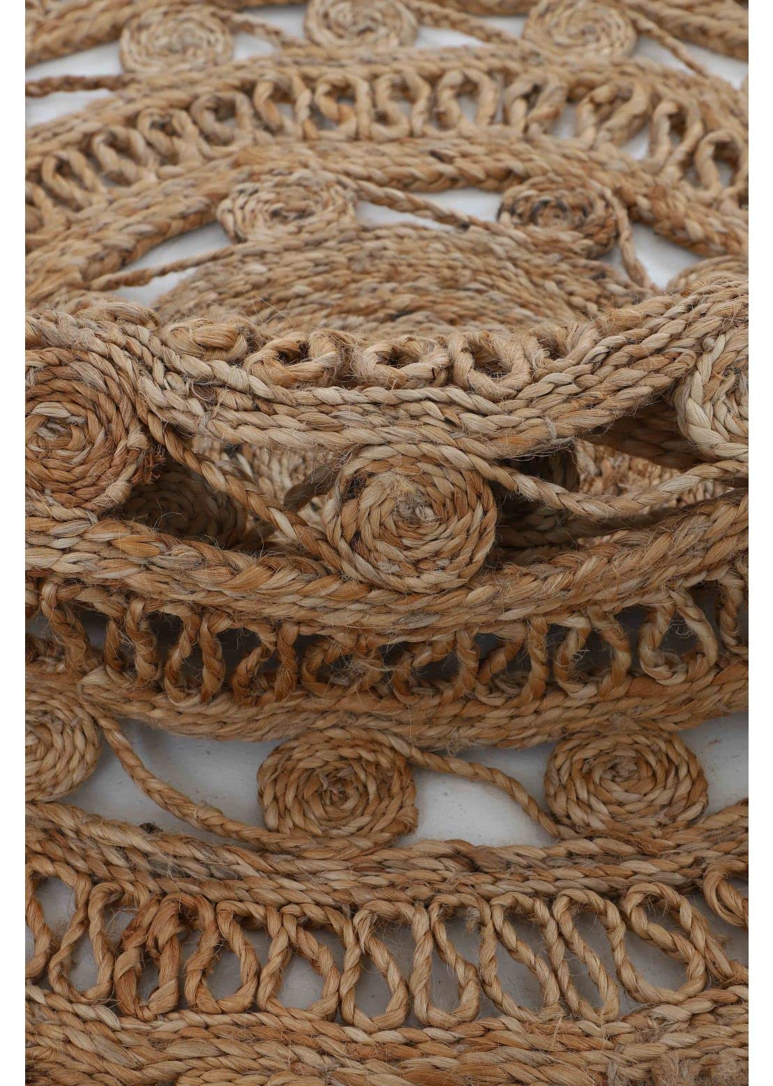 carpetfine-cate-juteteppich-rund-120-cm-natur-boho image 8