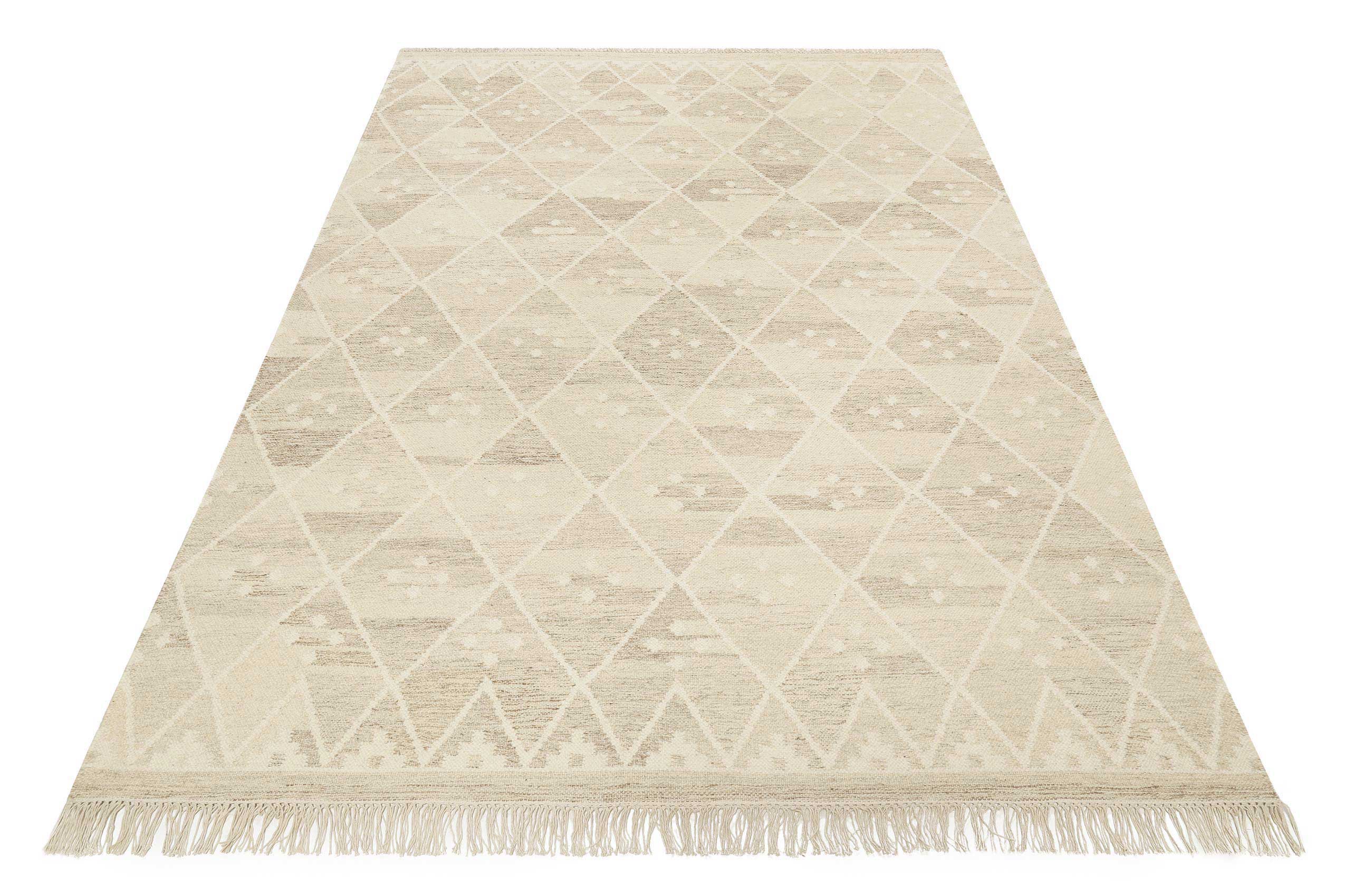 weconhome-green-looop-kelim-vermont-beige-braun-meliert-wolle image 2