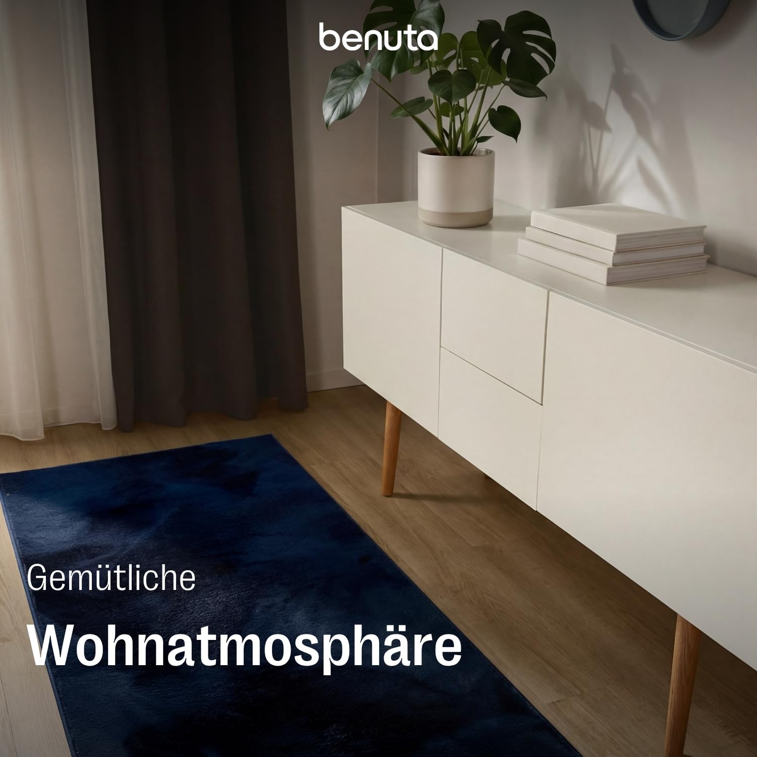 benuta-basic-fellteppich-furry-dunkelblau-70x200-cm image 4