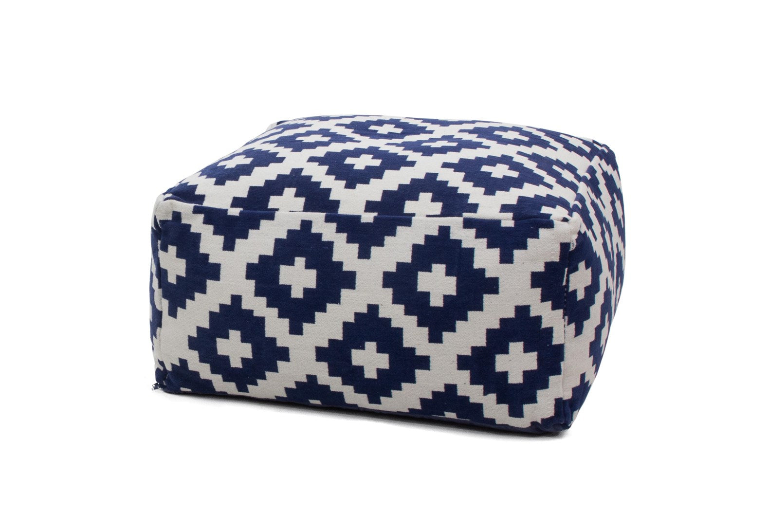 kayoom-unwind-pouf-cushion-set-260-2-teilig-hocker-und-sitzkissen-wei-blau image 4