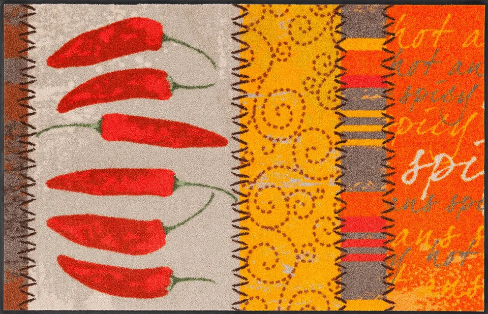 salonloewe-chili-teppich-75-x-120-cm-kleiner-teppich-in-kr-ftigem-rot image 1