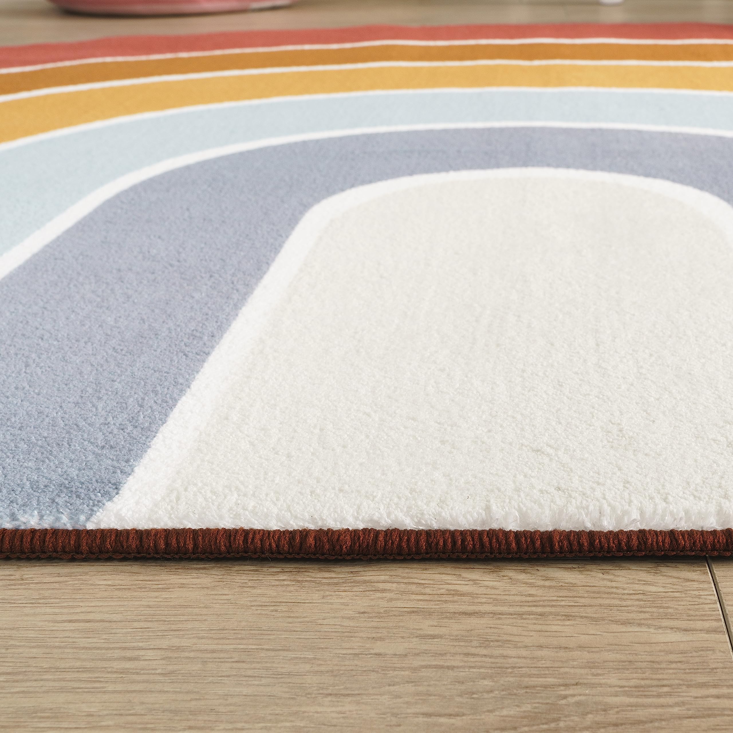 paco-home-kinderteppich-rund-spielmatte-regenbogen-form-120x160-cm-bunt-5 image 2