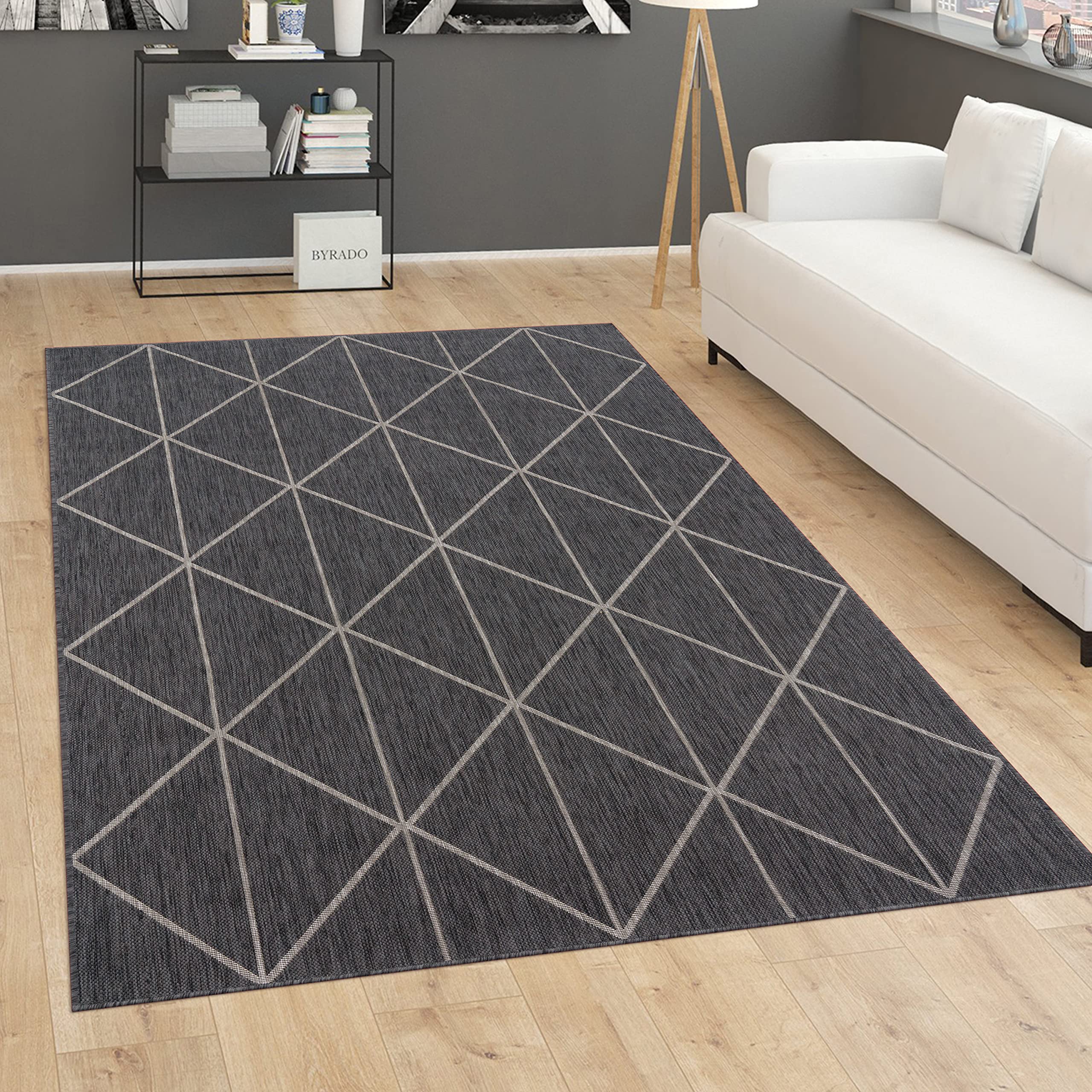 paco-home-outdoor-teppich-sisaloptik-rauten-anthrazit-200x280-cm image 2