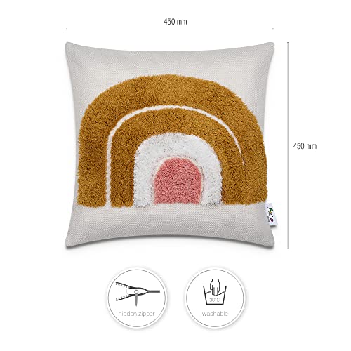 paco-home-boho-kissenbezug-mit-quastenfransen-rot-single image 7