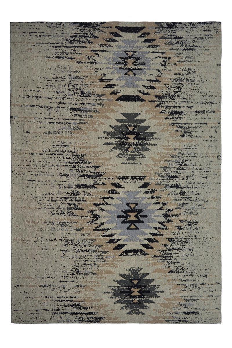 kayoom-solitaire-210-wollteppich-flachflor-handgefertigt-casablanca-design image 1