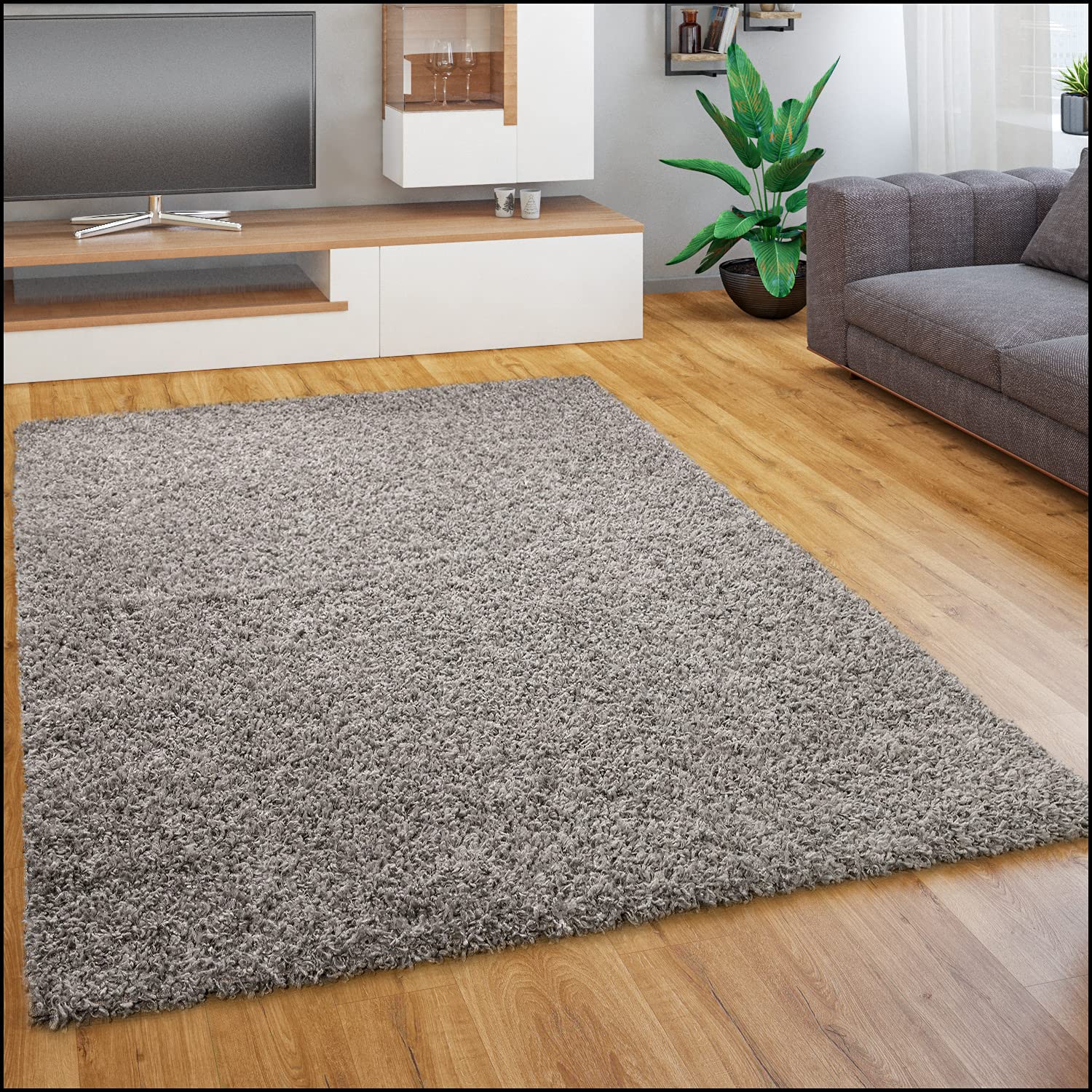 paco-home-shaggy-plus-hochflor-teppich-grau-160x220-cm image 1