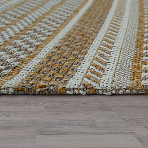 paco-home-teppich-orientalisch-modern-beige-braun-80x150-cm-flachgewebe image 6