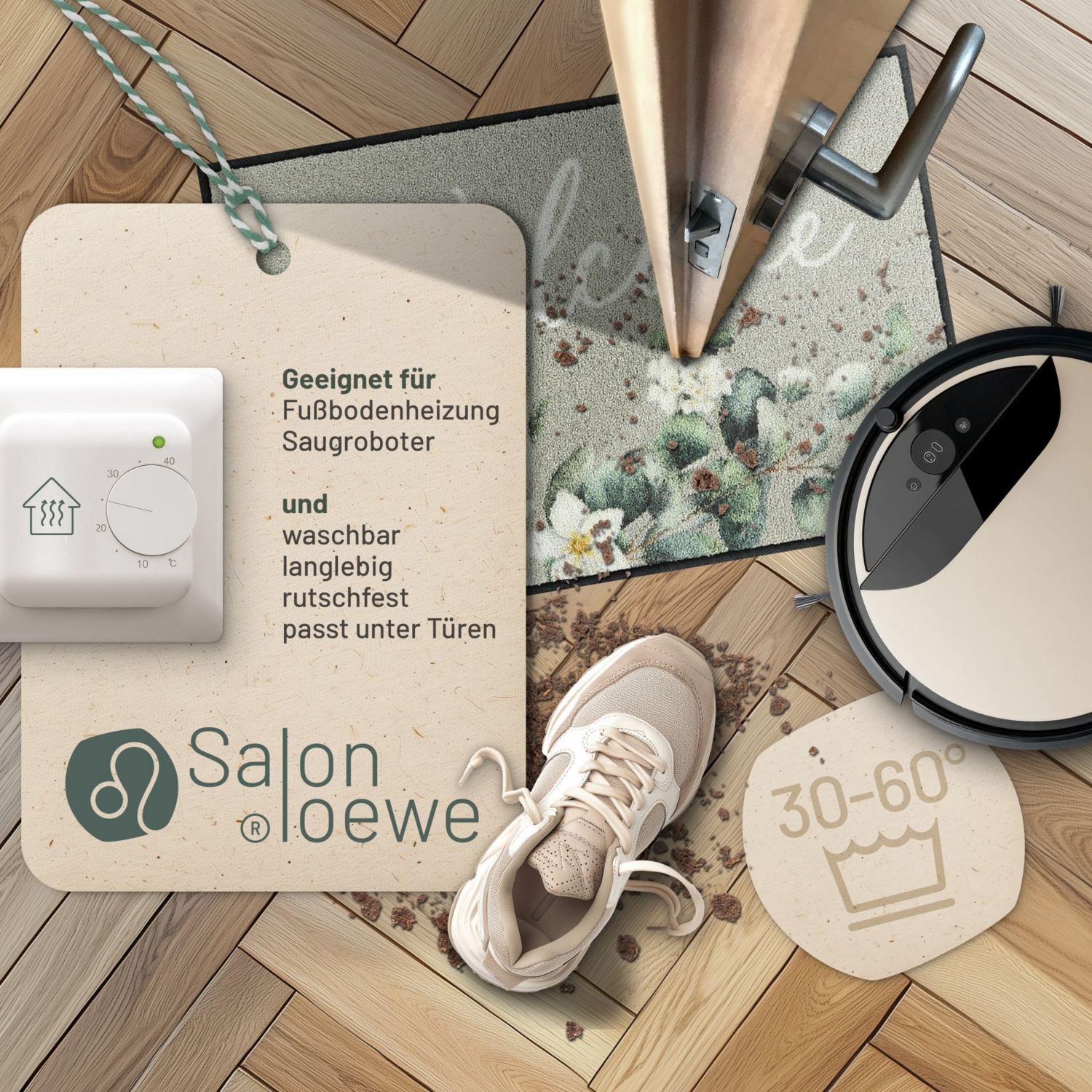 salonloewe-botanical-welcome-eingangsmatte-50-x-75-cm-botanische-fu-matte-mit-wi image 2