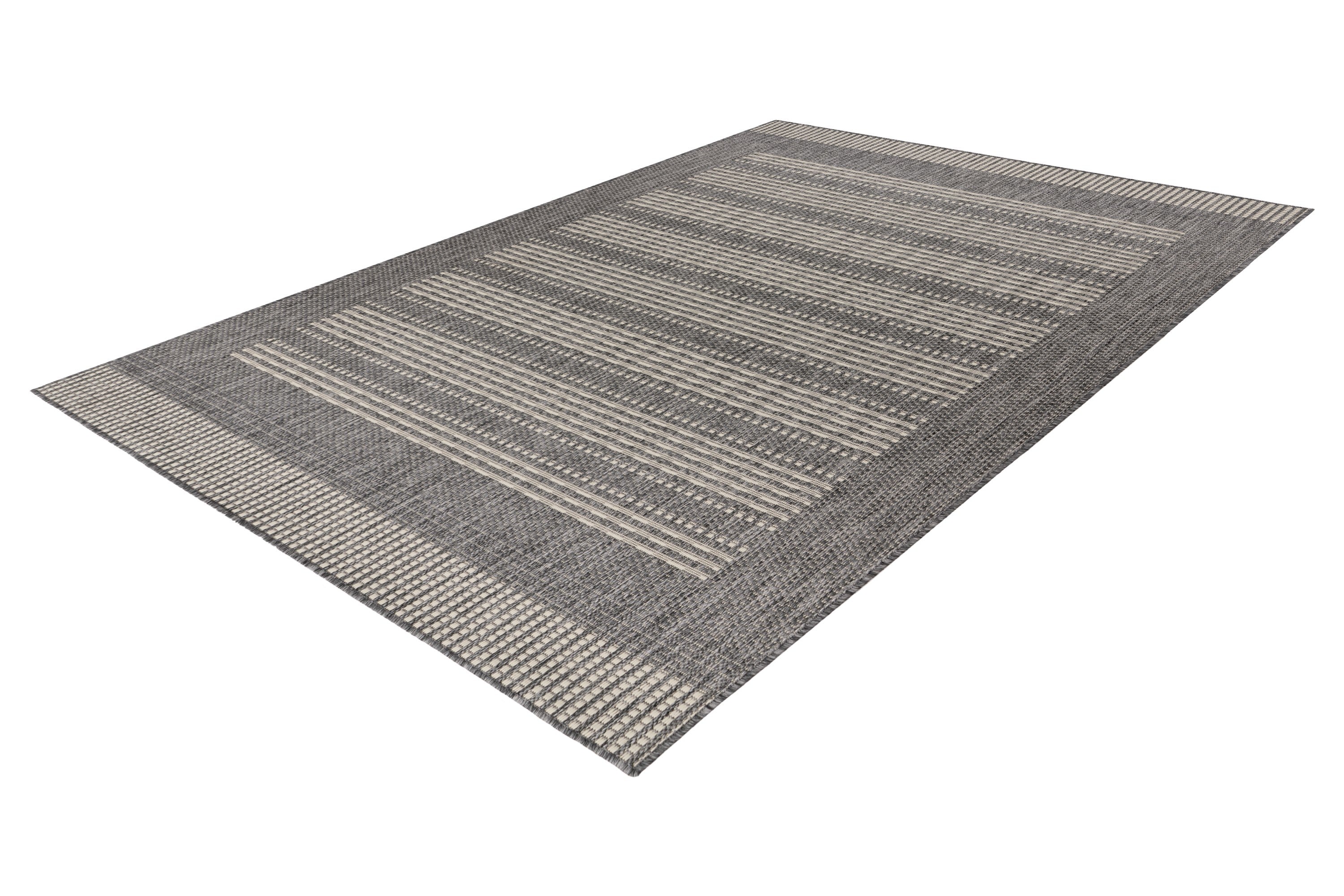kayoom-jeweee-125-kurzflorteppich-5-mm-florh-he-1200-g-m-polypropylen-silber-gl- image 2