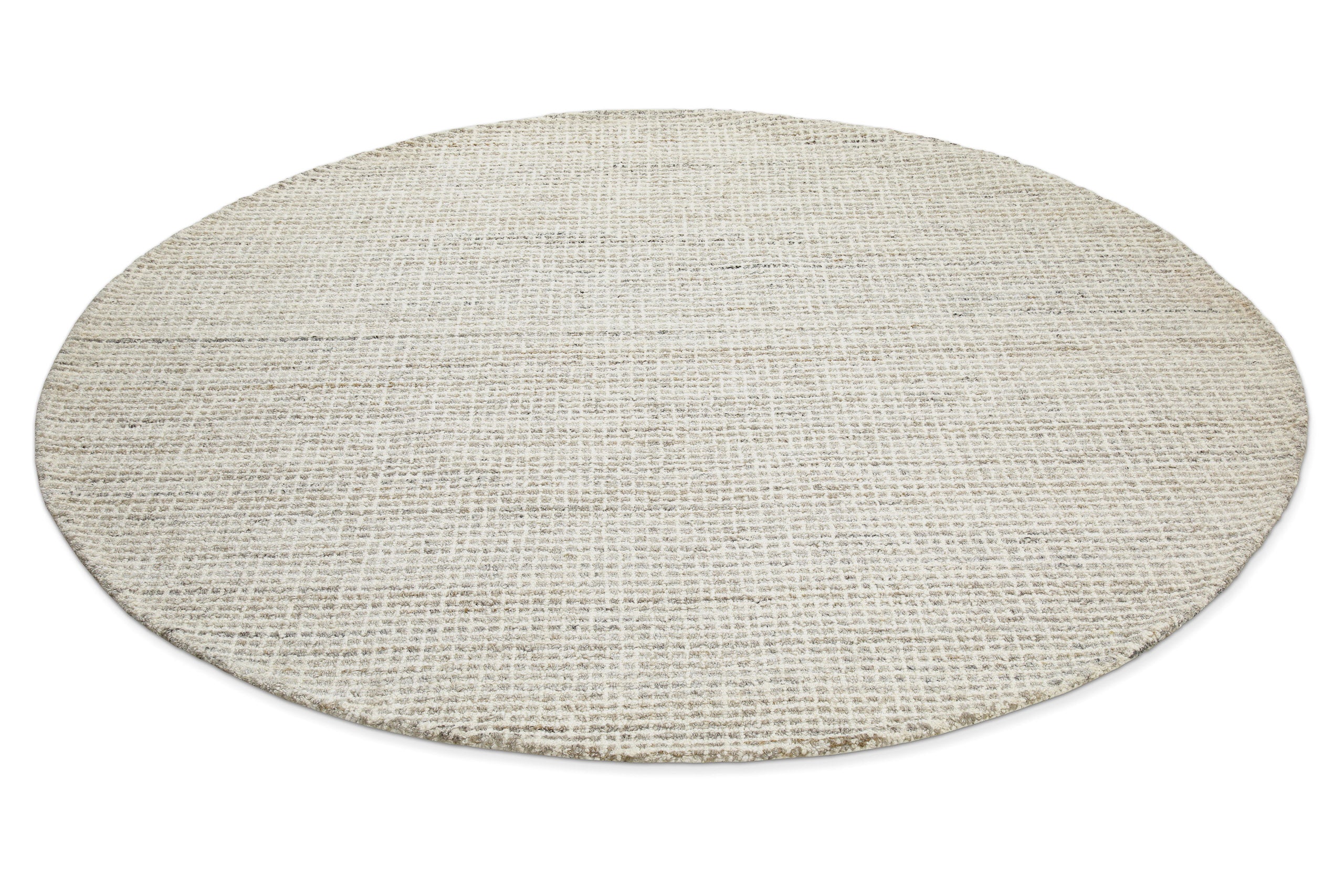 weconhome-hamptons-fourteen-kurzflor-teppich-rund-greige-meliert image 4