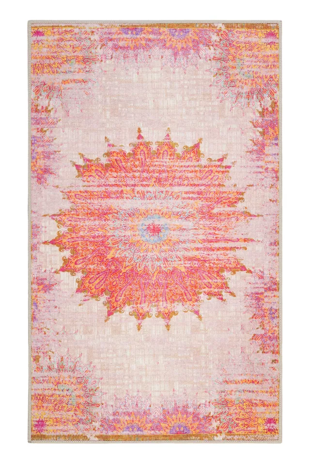 weconhome-badteppich-sleepwalker-bunt-vintage-oriental-gewebt-synthetik-antiruts image 1
