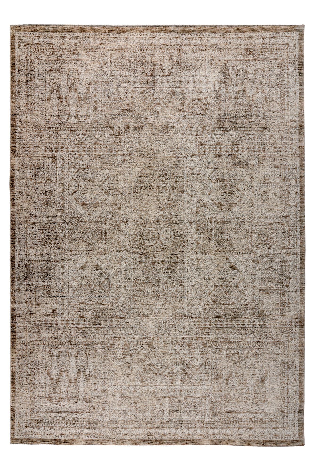 kayoom-teppich-amora-259-kurzflor-teppich-creme-11-mm-florh-he-pflegeleicht-poly image 8