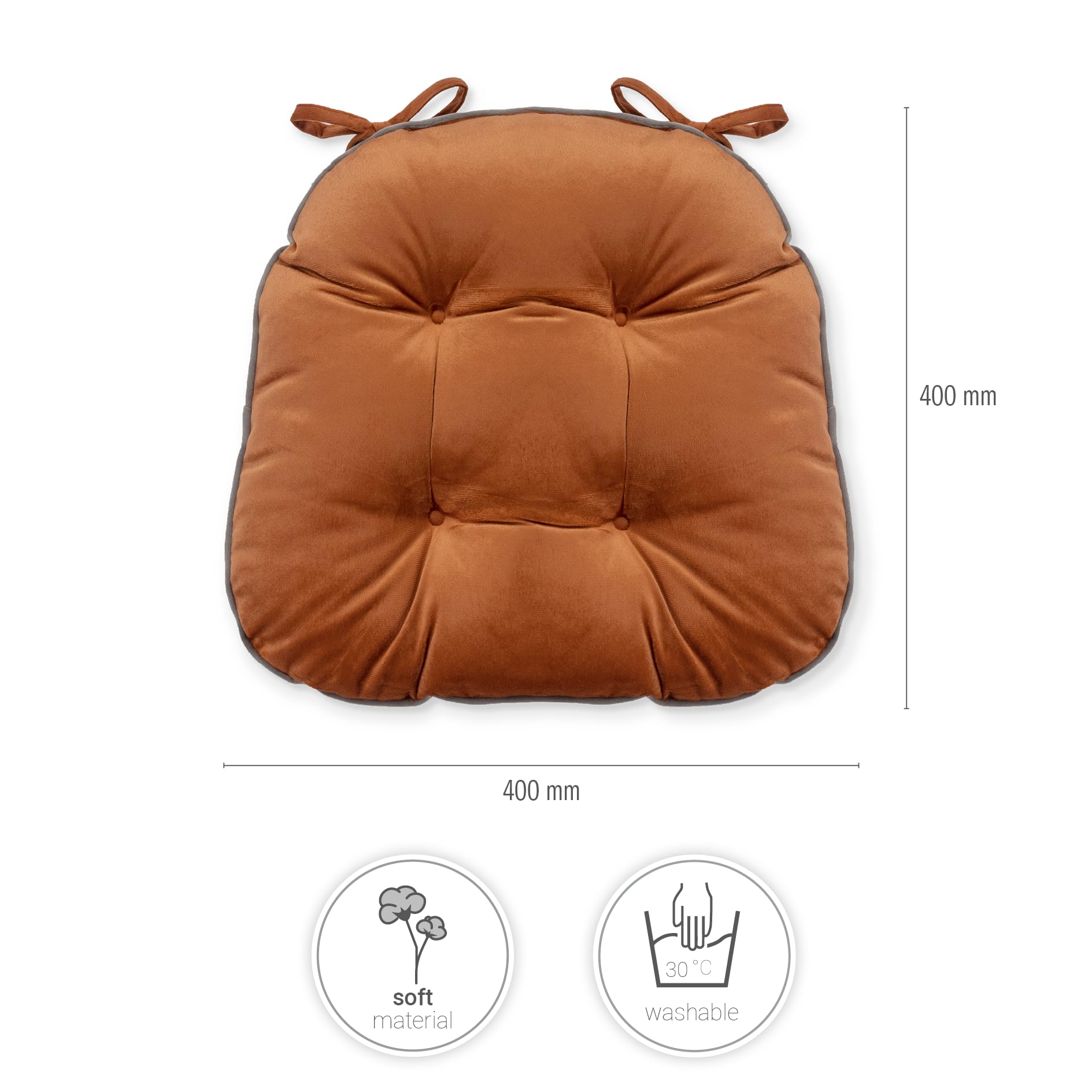 paco-home-sitzkissen-mit-befestigungsb-ndern-40x40-cm-stuhlkissen-indoor-2er-set-6 image 4