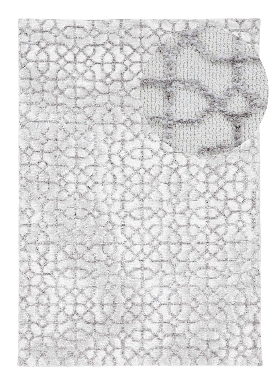 carpetfine-teppich-holly-weicher-teppich-hellgrau-80x150-cm image 1