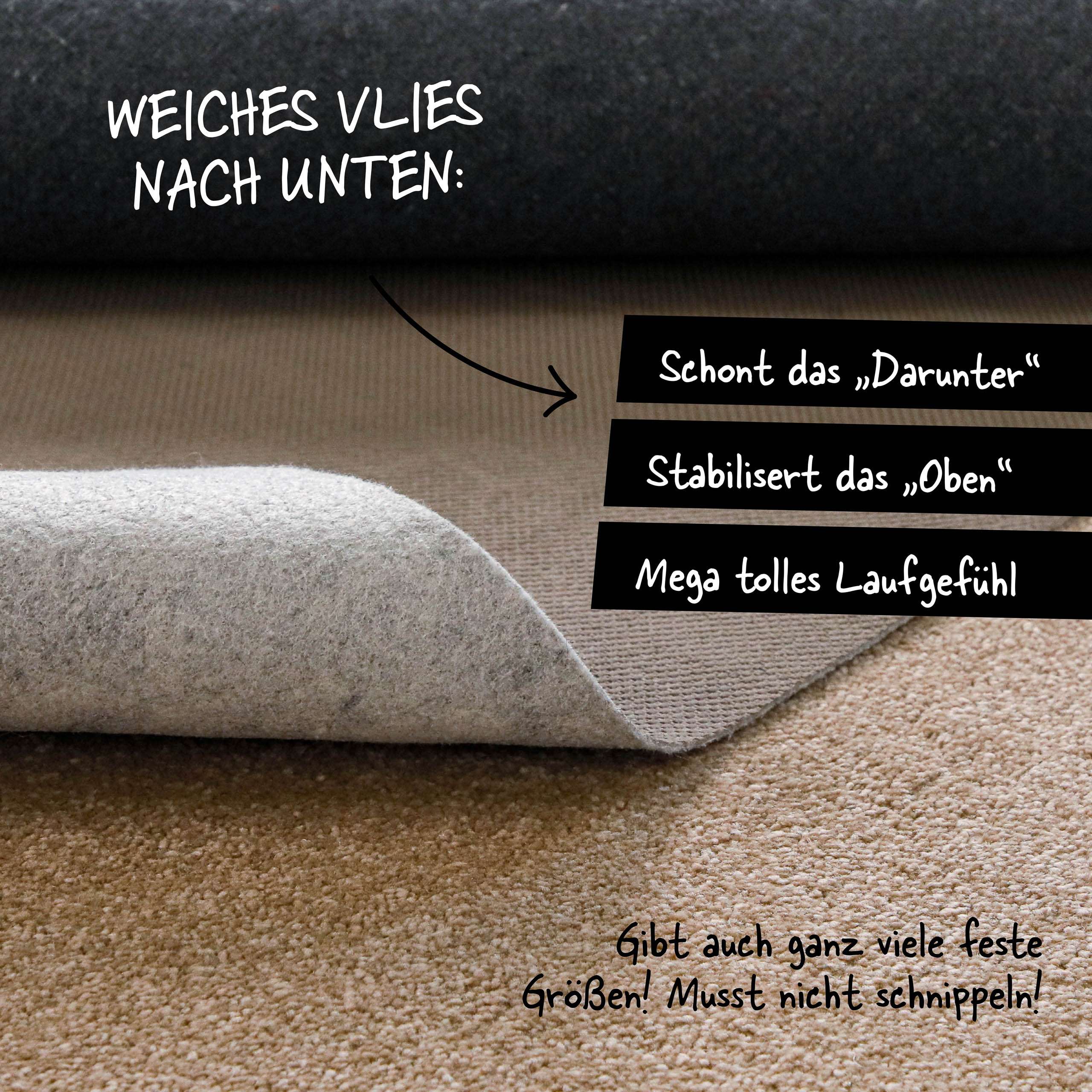 weconhome-rugpad-basic-teppichunterlage-grau-rutschfest image 8