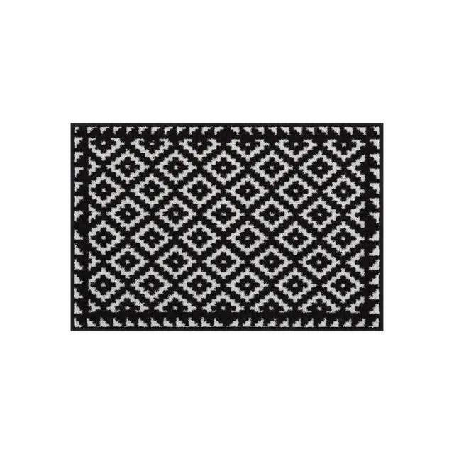 salonloewe-tabuk-black-white-teppich-50-x-75-cm-geometrisch image 1