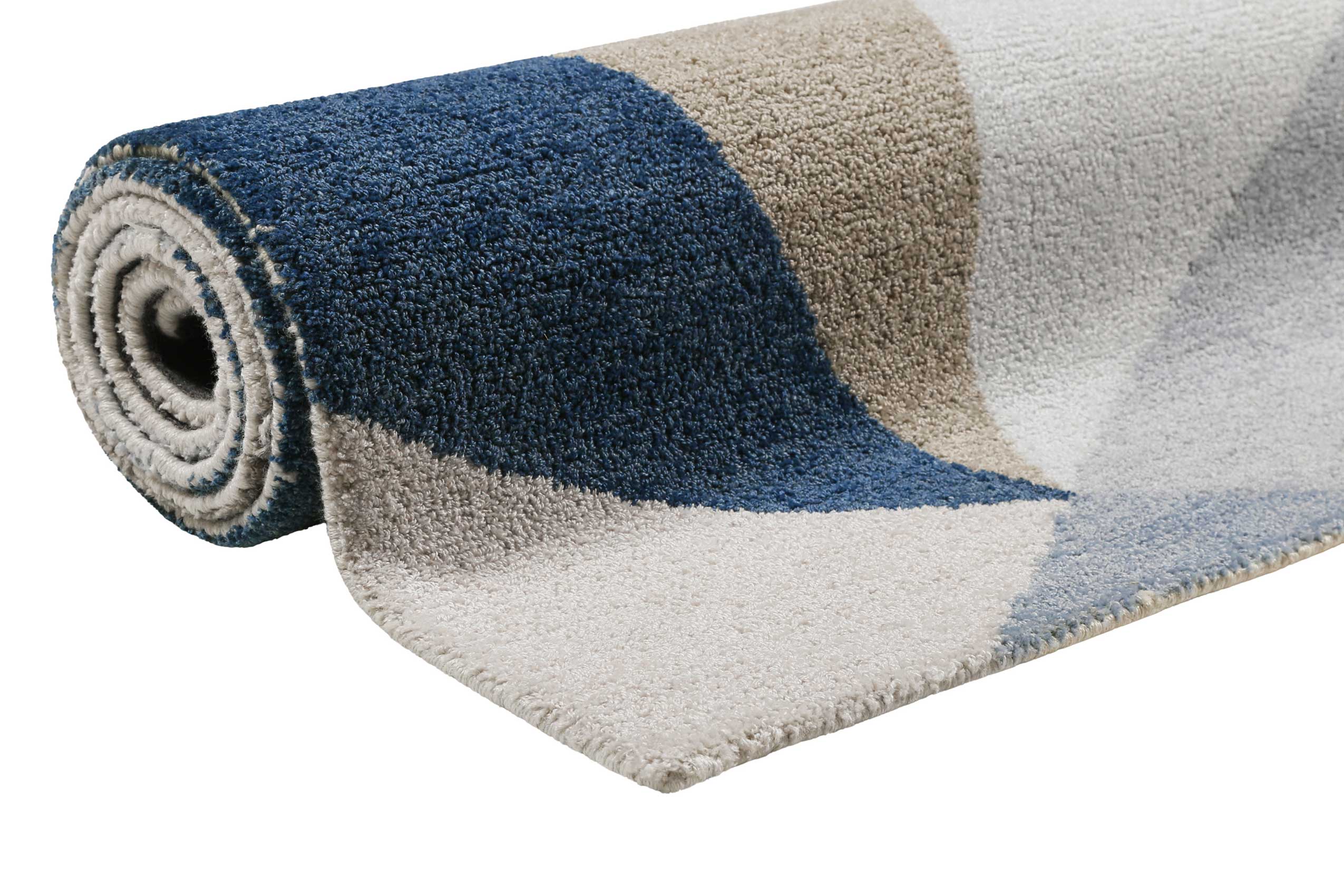 weconhome-kurzflorteppich-next-time-2-0-blau-geometrisches-design-goodweave-sieg image 7