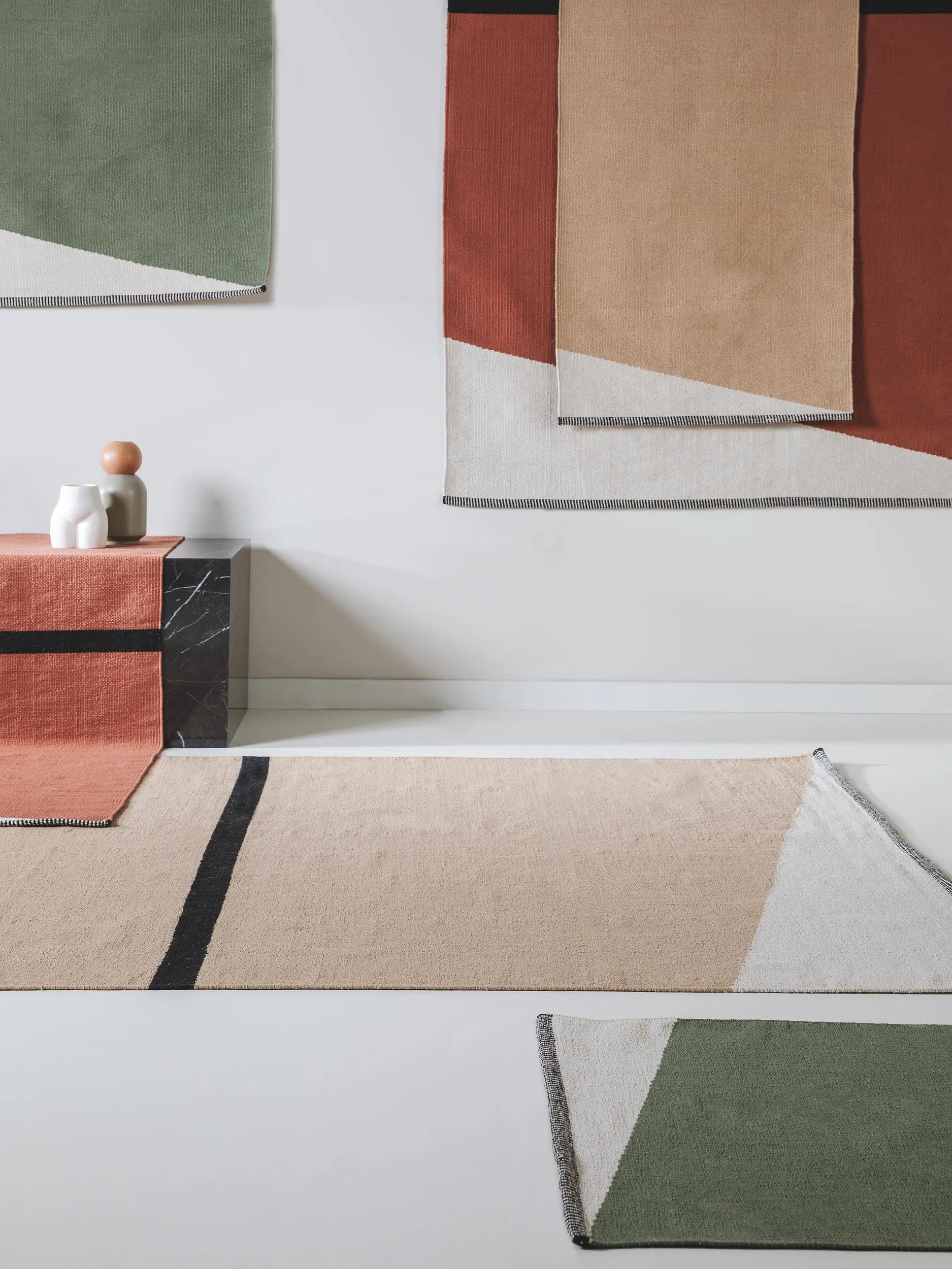 benuta-pop-baumwollteppich-lenny-terracotta-70x200-cm-l-ufer-100-baumwolle-abstr image 6