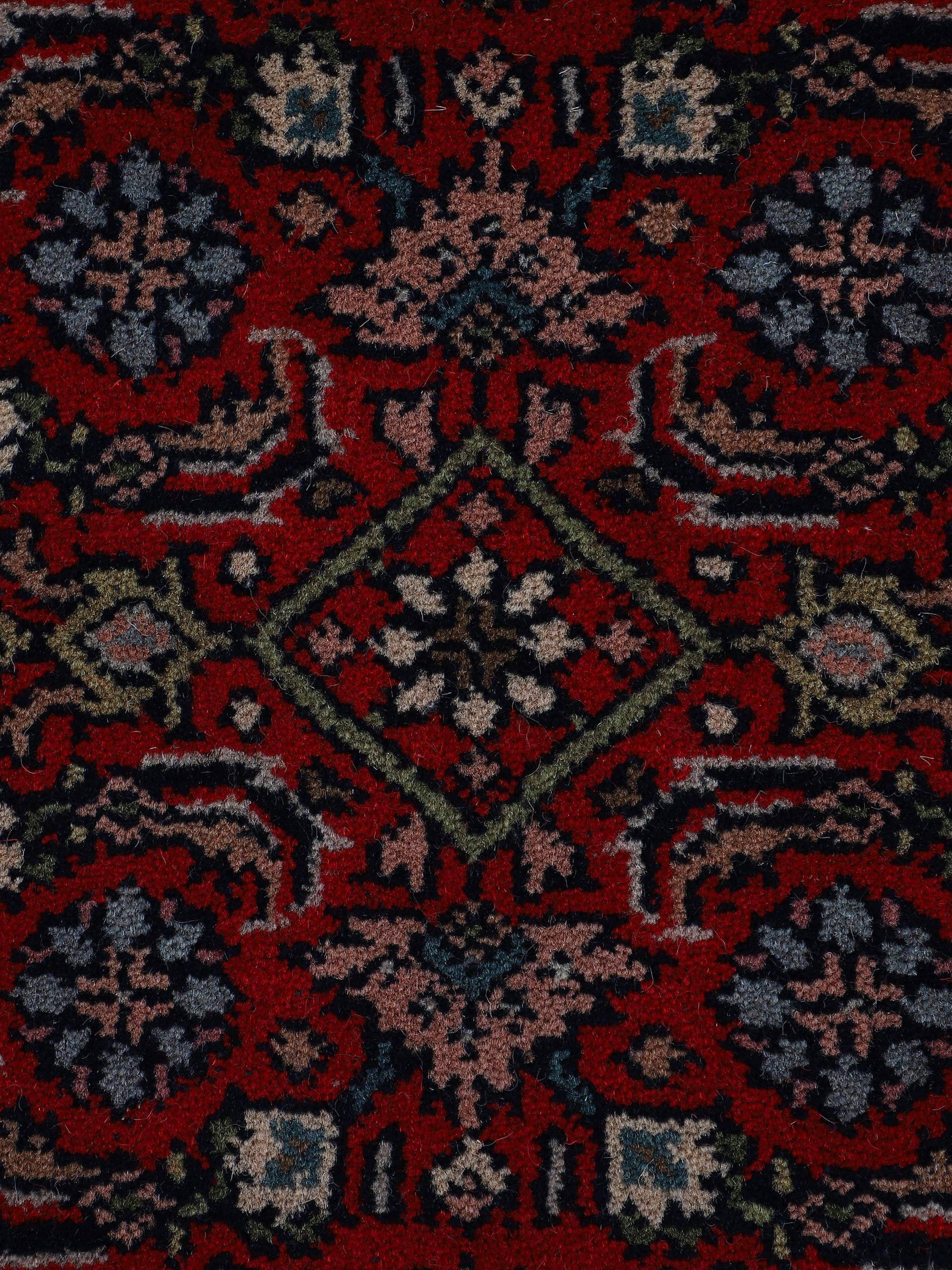 carpetine-herati-teppich-rot-70x140-cm-handgekn-pft-wolle-baumwolle-f-r-fu-boden image 7