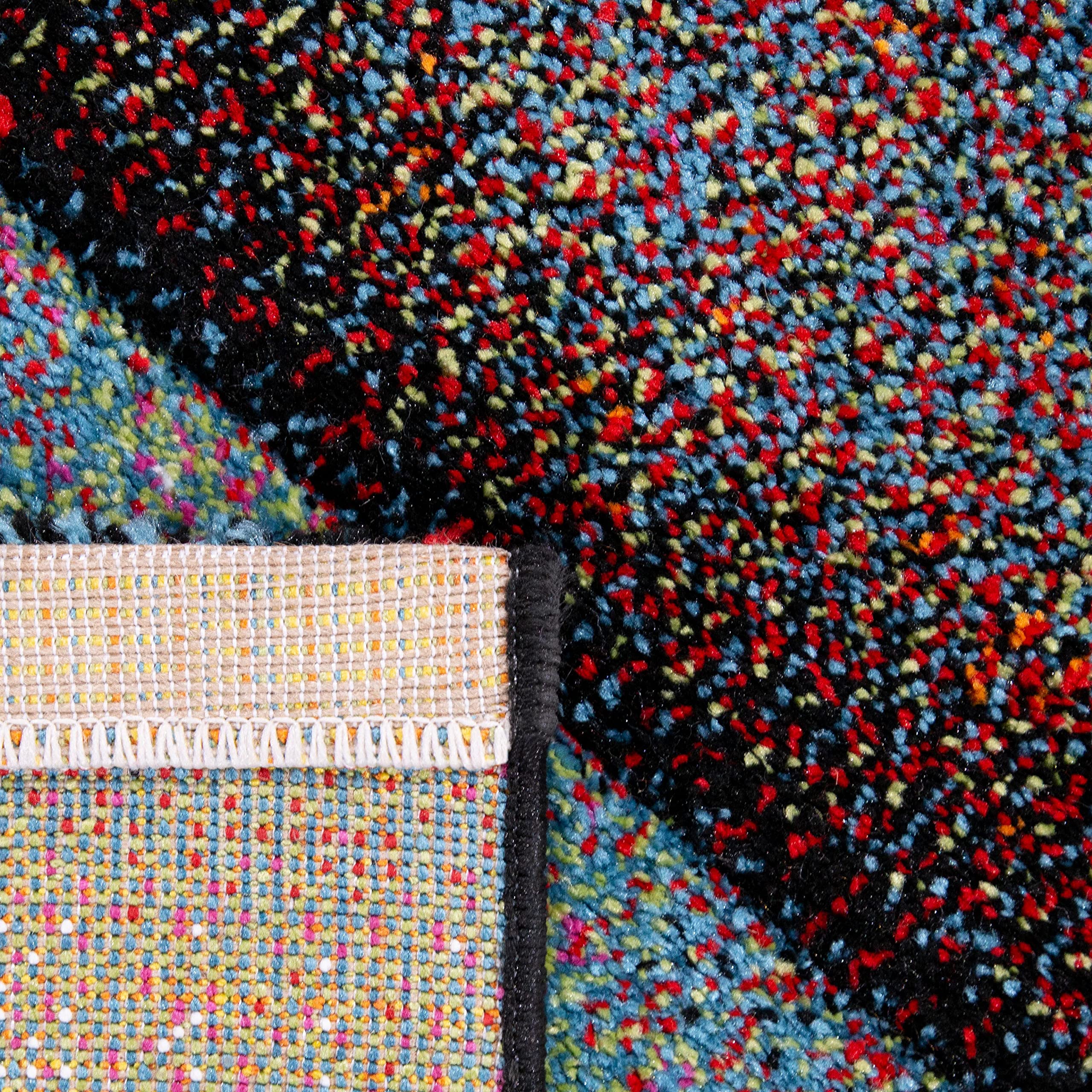 paco-home-kurzflor-teppich-3d-karo-geometrisch-bunt-200x290-cm image 5