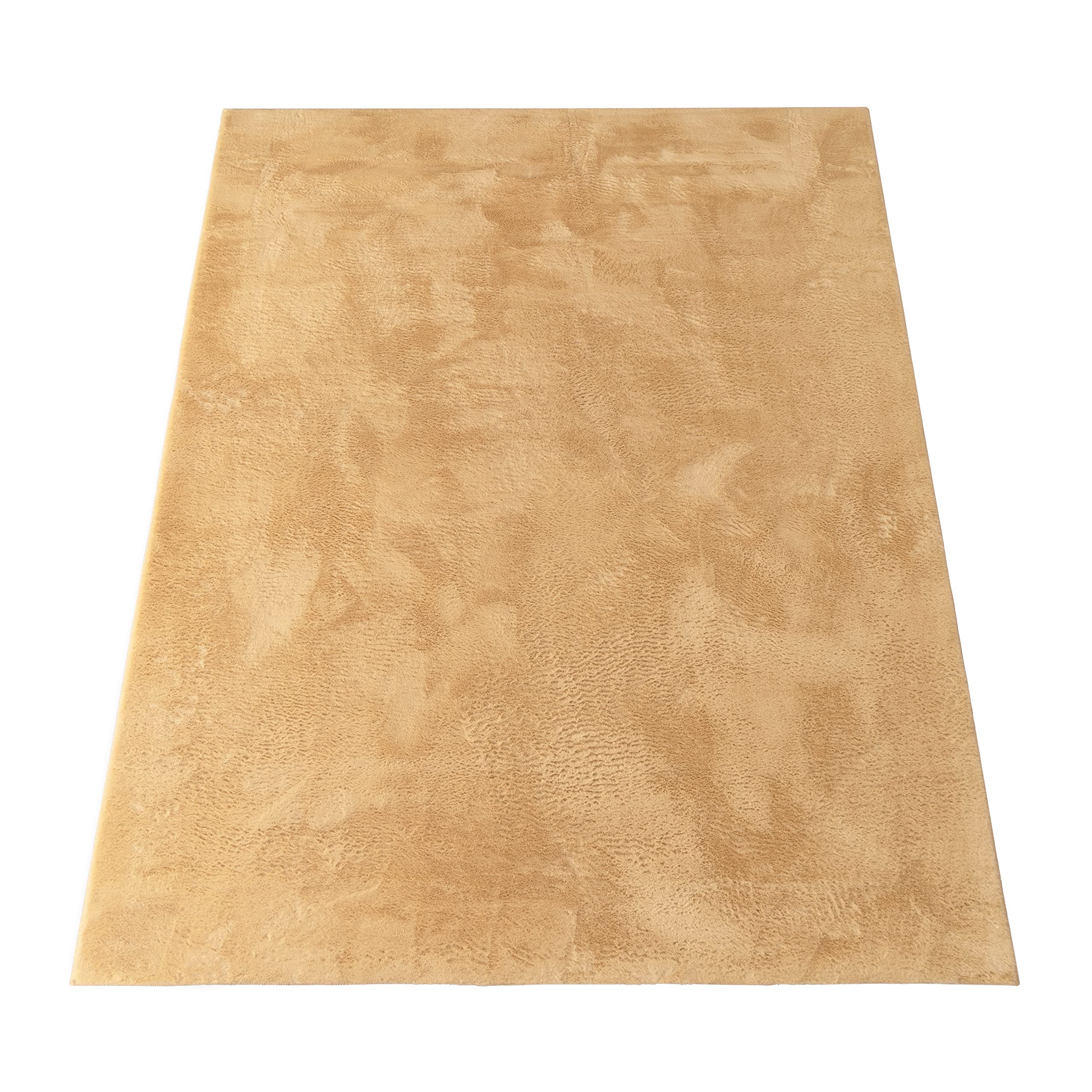 paco-home-shaggy-hochflor-teppich-gelb-120x160-cm-waschbar image 5