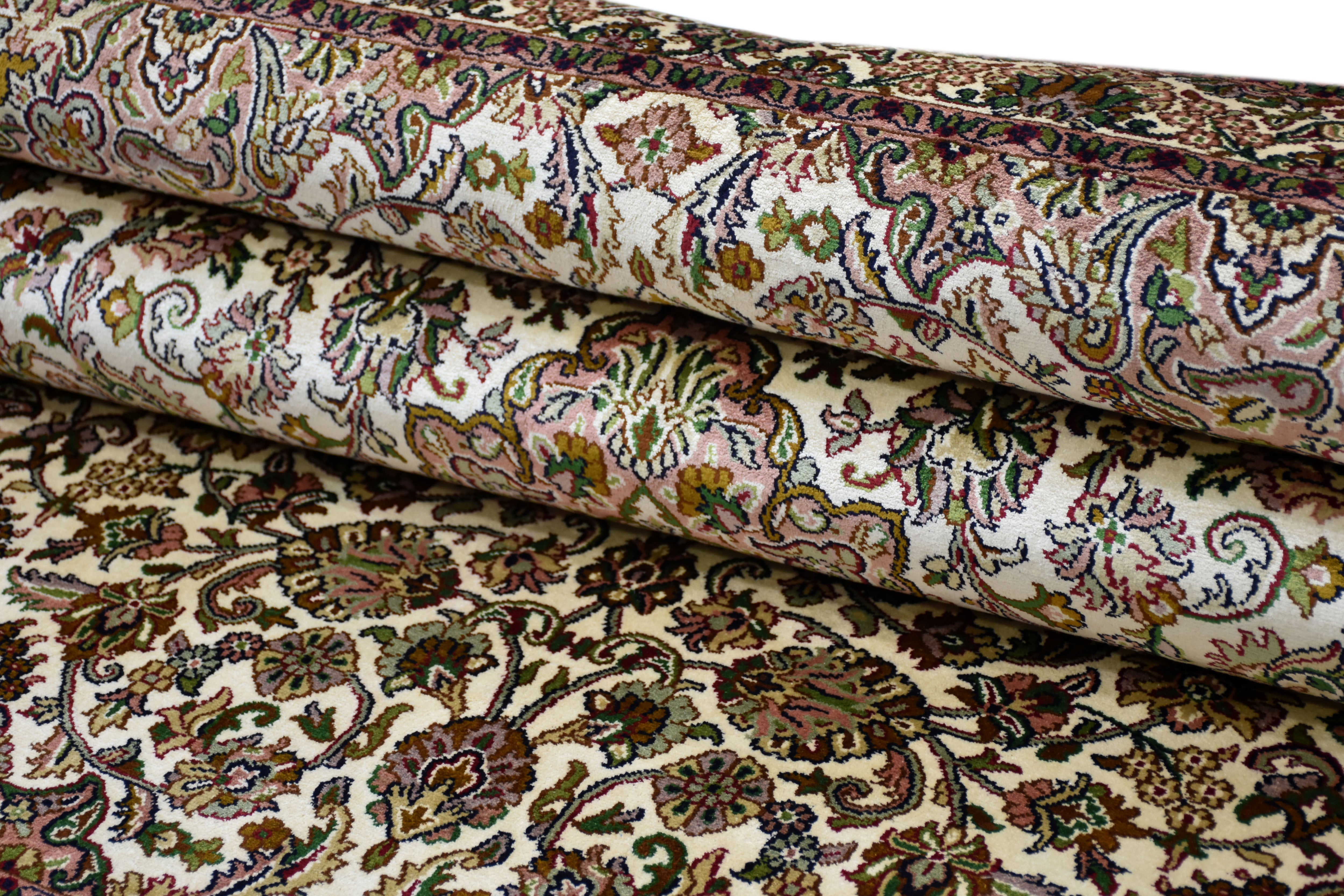 kayoom-kashan-9509-multi-teppich-122cm-x-181cm-handgewebt-orient-design image 6