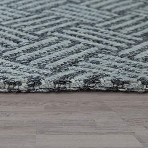 paco-home-metro-teppich-160x220-cm-grau-flecht-webmuster-flachgewebe image 6