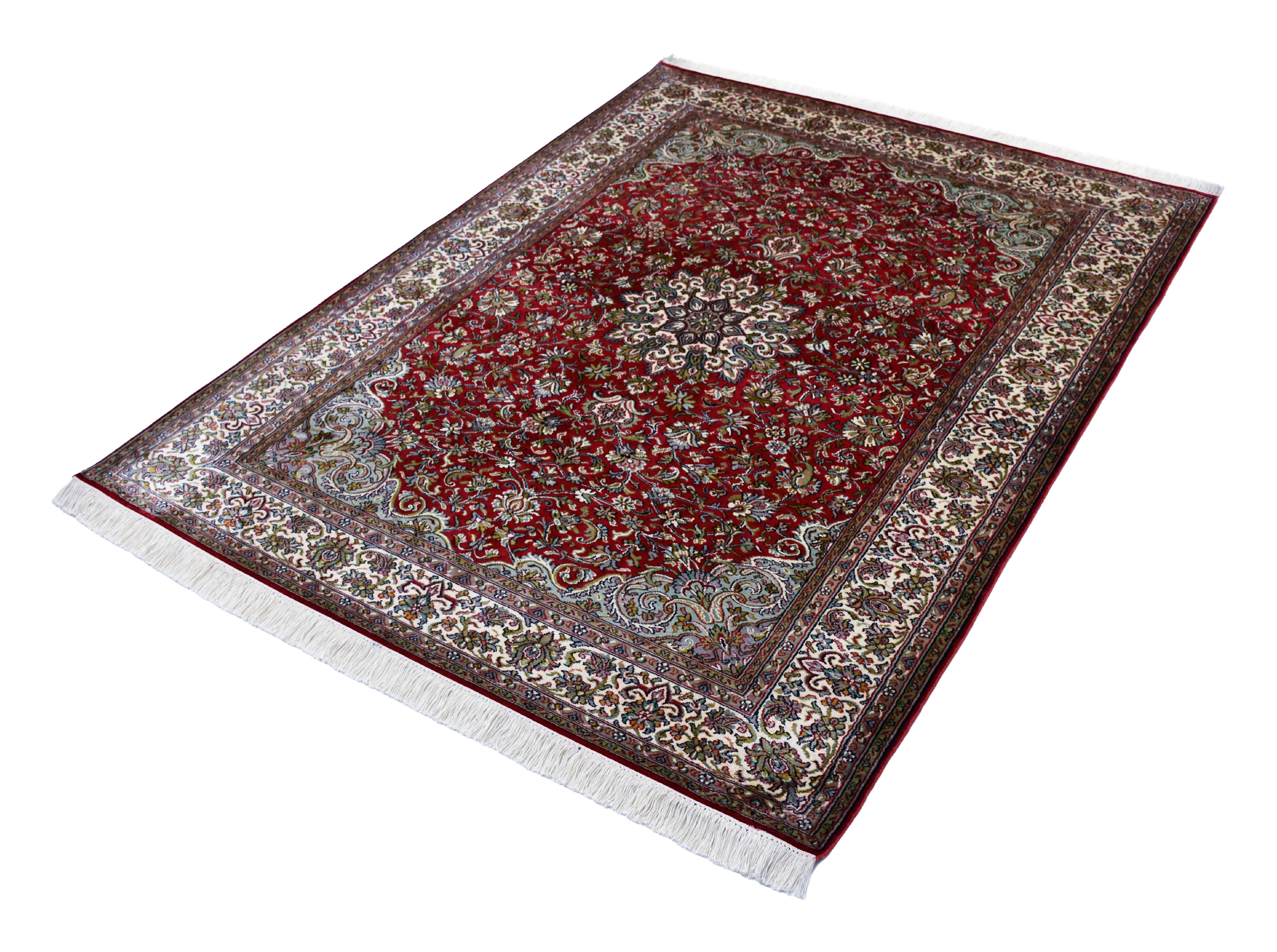 kayoom-kashan-12306-multi-handgewebter-orient-teppich-133-cm-x-181-cm image 2