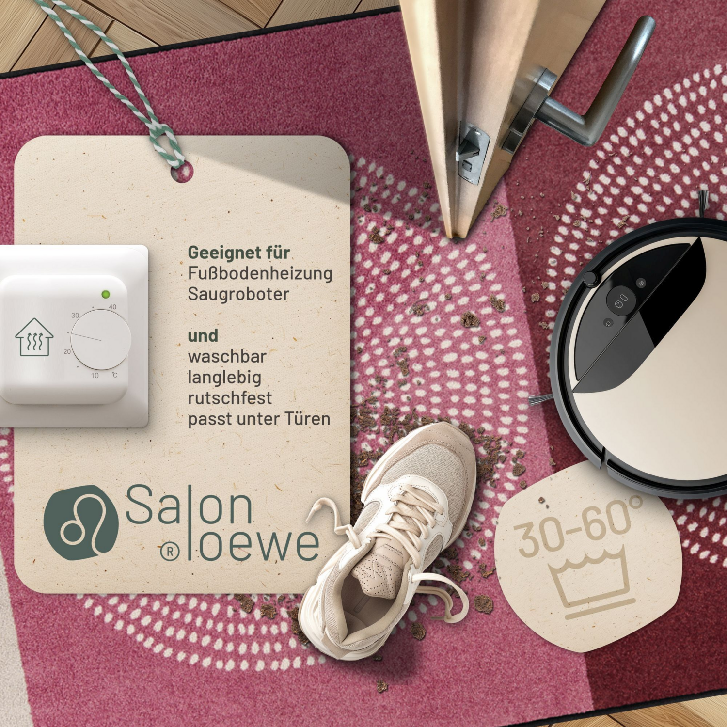 salonloewe-nestor-rose-teppich-115-x-175-cm-gro-er-wohnzimmerteppich-uni-farbton image 2