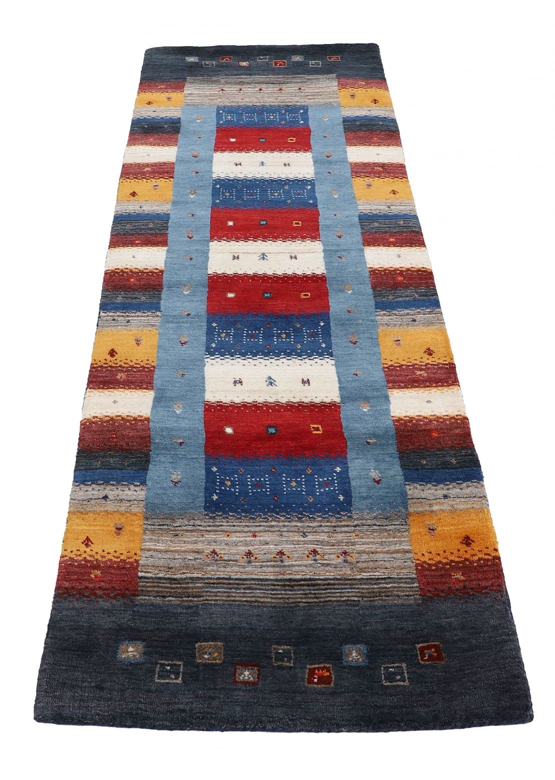 carpetfine-gabbeh-don-l-ufer-80x300-cm-multicolor-wolle image 3