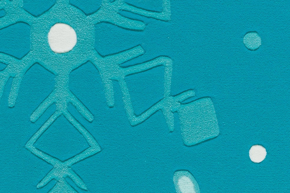 kayoom-joy-4187-bunter-motivteppich-mit-kraftvollen-farben-pflegeleichter-acryl- image 3