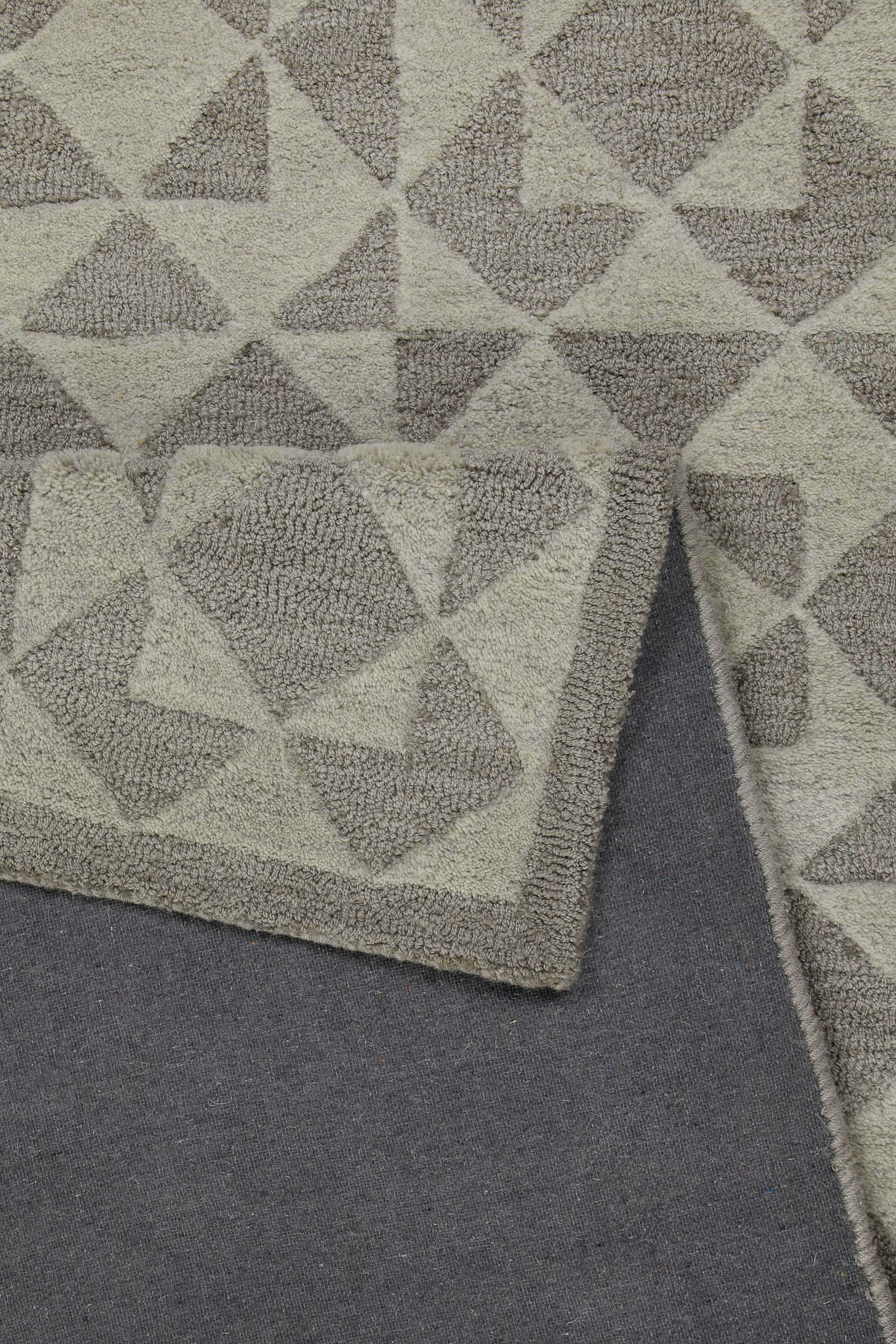 weconhome-downtown-kurzflorteppich-taupe-grau-handgetuftet image 4