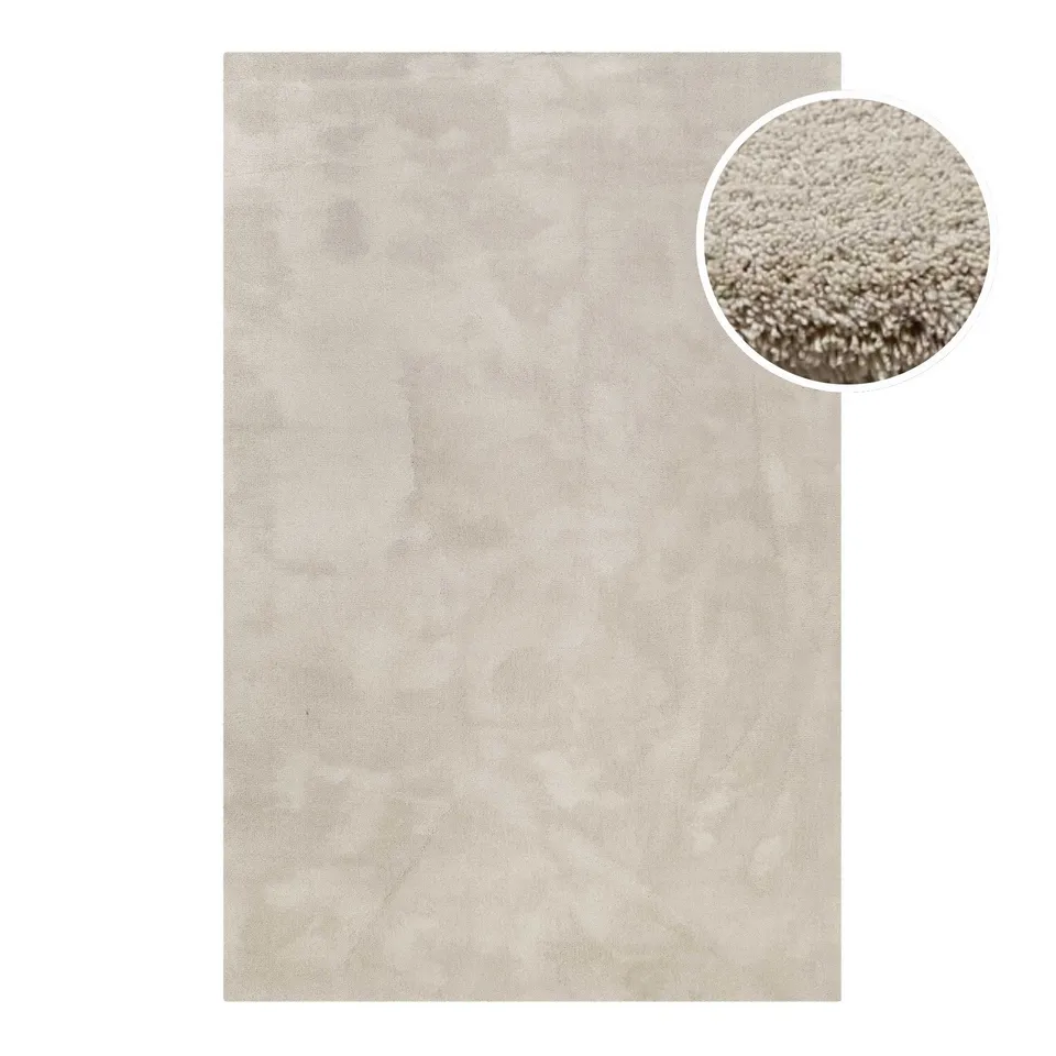 weconhome-basics-hochflor-teppich-vanessa-beige-mikrofaser image 1