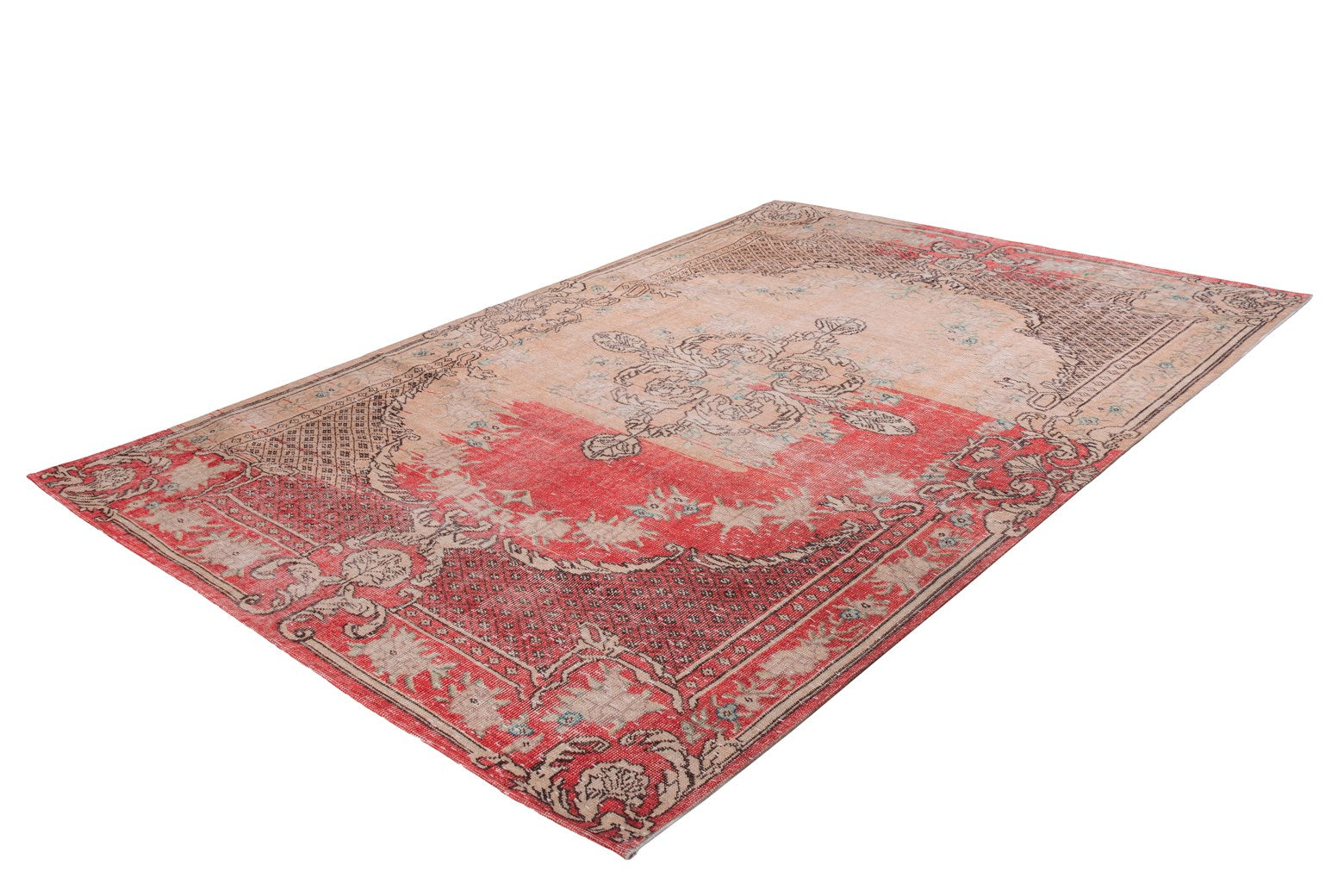 kayoom-vintage-8405-kurzflorteppich-vintage-design-baumwoll-r-cken-54-50-statt-1 image 5