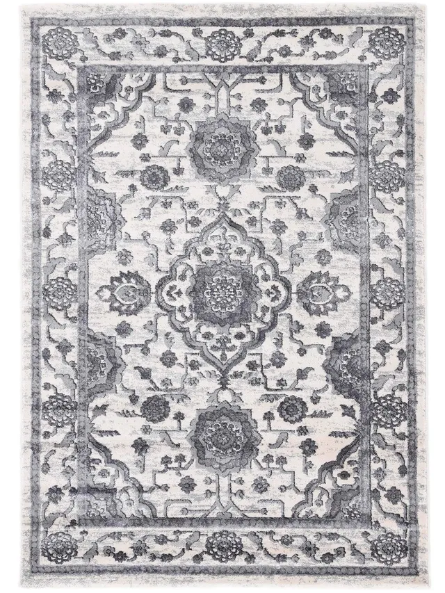 carpetfine-vintage-teppich-holy-grau-140x200-cm-moderner-kurzflor-teppich-f-r-wo image 1