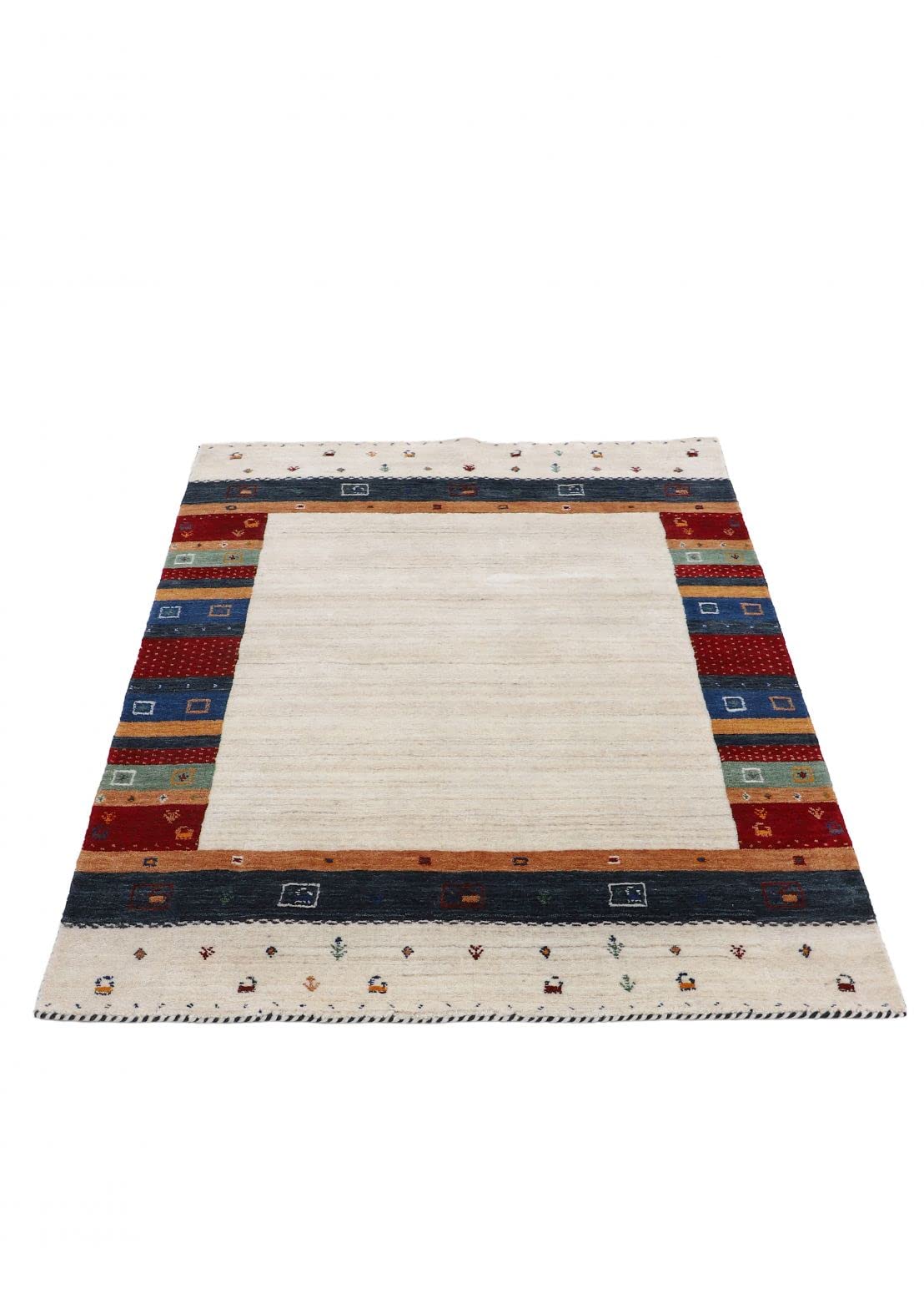 carpetfine-wollteppich-gabbeh-nura-beige-140x200-cm image 2