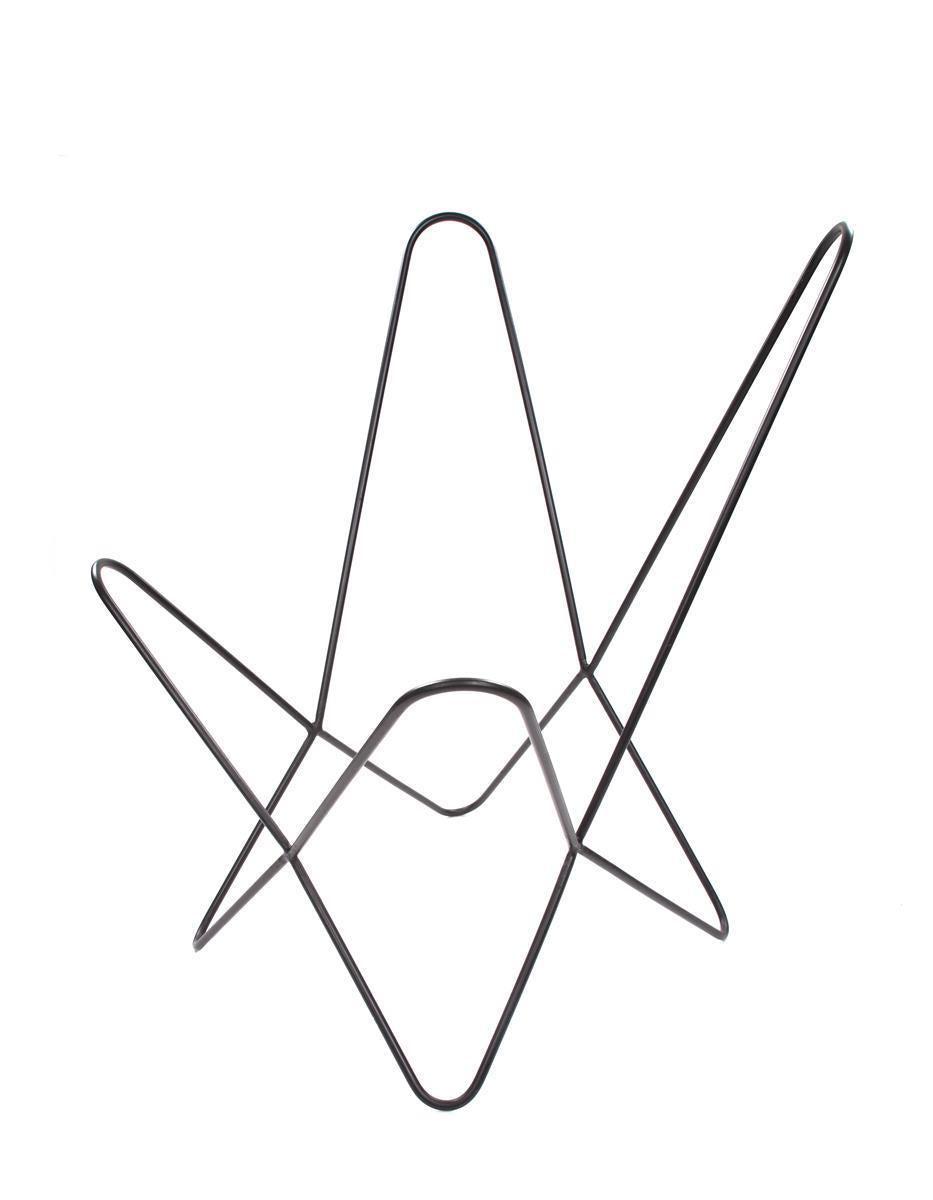 kayoom-schmetterling-stuhl-juan-handgemachter-lederstuhl-mit-karo-muster-morriso image 8