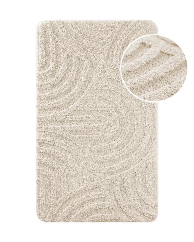 bathking-by-weconhome-badteppich-fiete-creme-wei-getuftet-tpe-r-cken-waschbar-be image 1