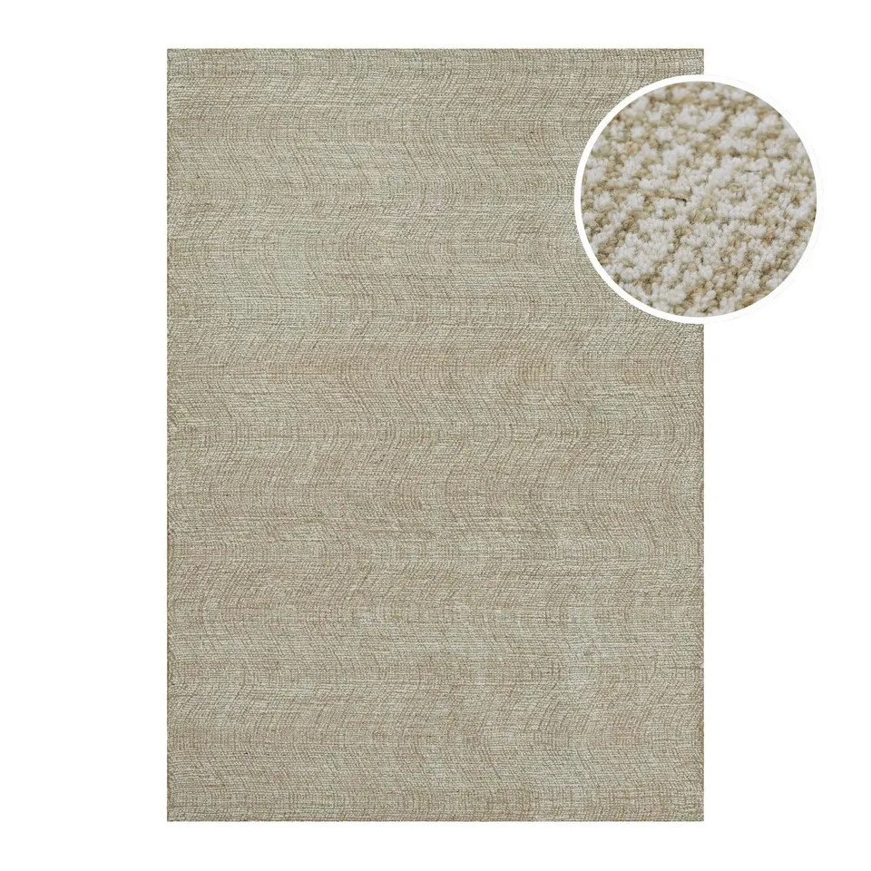 weconhome-hamptons-thirteen-kurzflor-teppich-aus-schurwolle-in-sand-beige-handge image 1