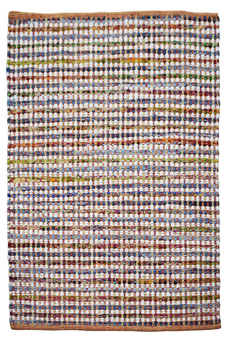 kayoom-sienna-310-handgefertigter-geflochtener-flachflorteppich-aus-baumwolle-un image 1