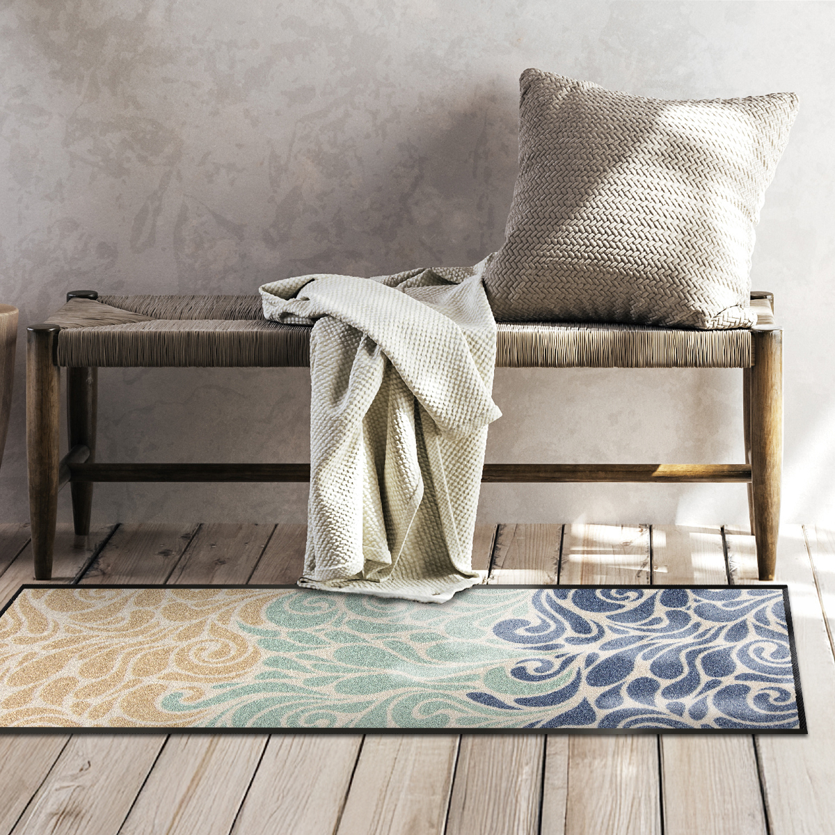 salonloewe-mingled-waves-beach-l-ufer-60-x-140-cm-maritime-fu-matte-mit-wellenmu image 3