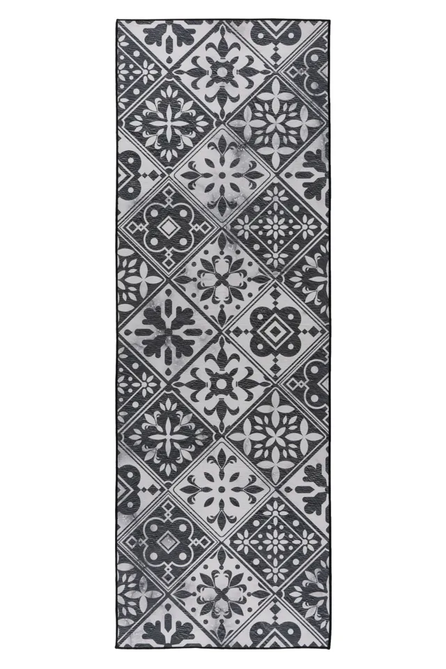 kayoom-seabed-125-kurzflorteppich-grau-60-x-180-cm-6-mm-florh-he-1050-g-m-polyes image 1