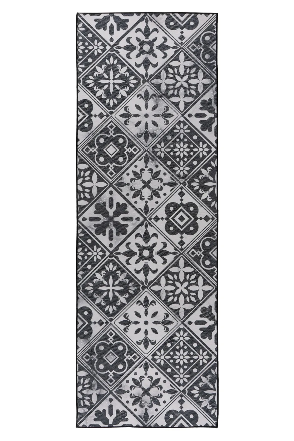 kayoom-seabed-125-kurzflorteppich-grau-60-x-180-cm-6-mm-florh-he-1050-g-m-polyes image 1