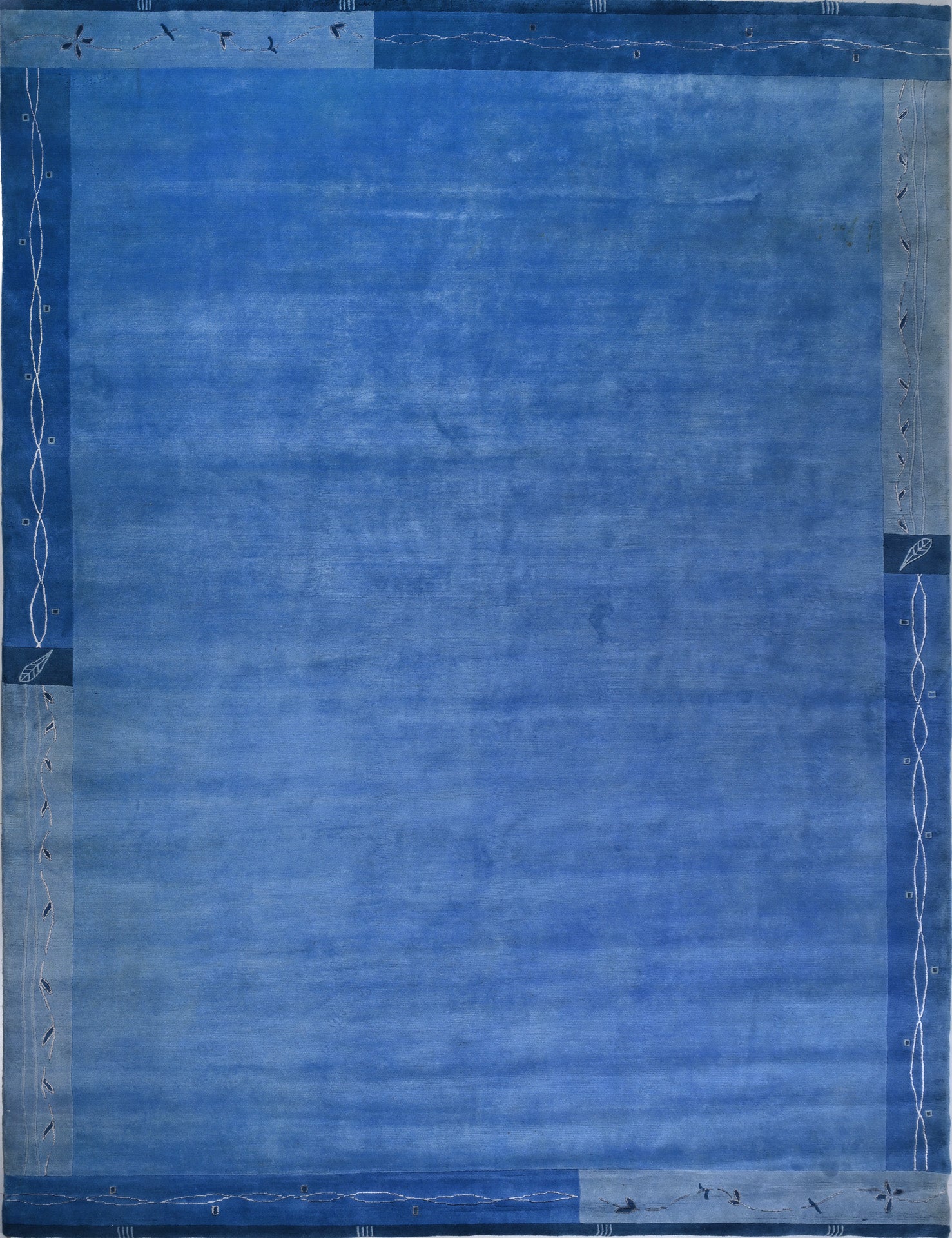 weconhome-tibet-teppich-blau-retro-bord-re-handgekn-pft image 1