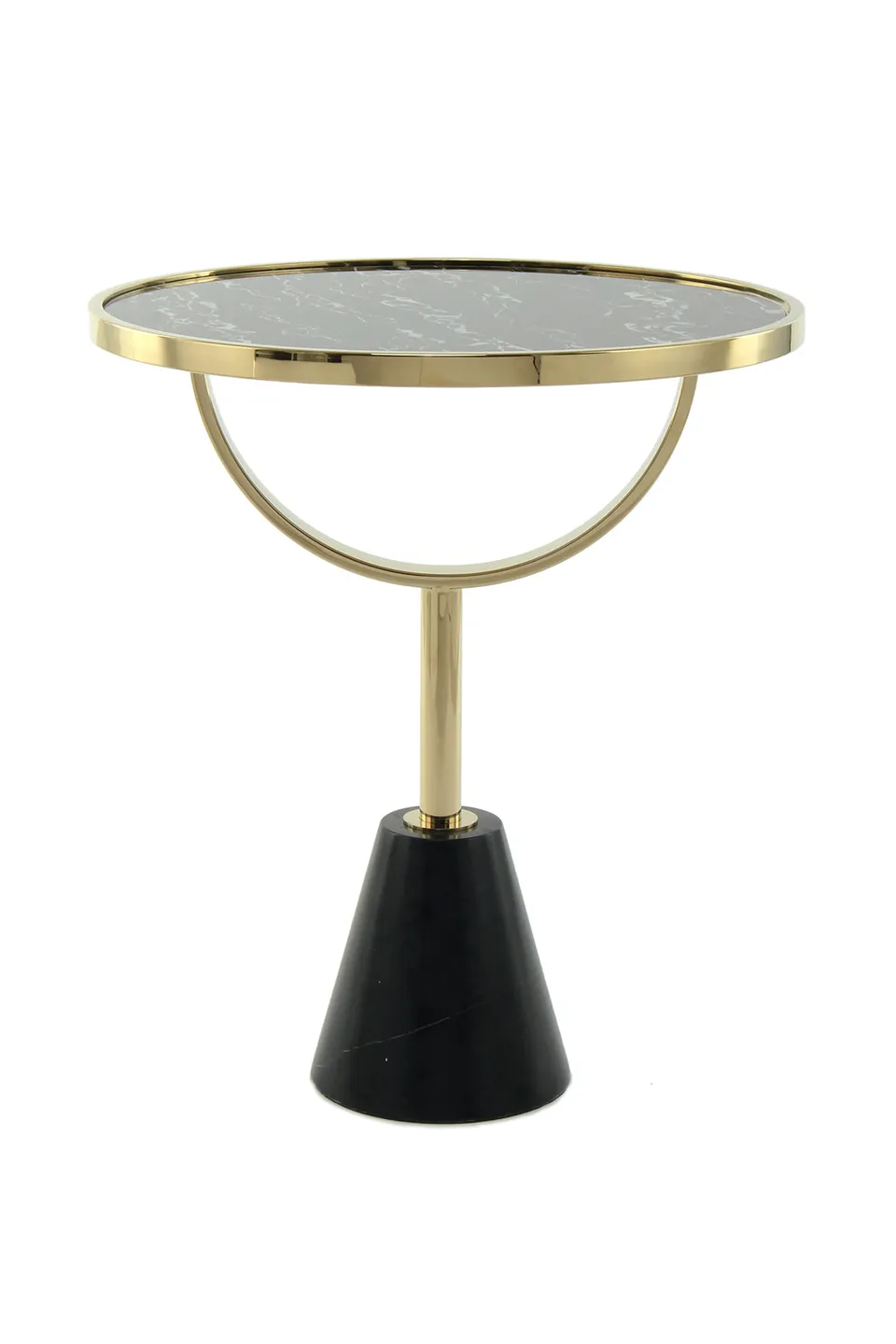 kayoom-beistelltisch-oscar-125-marmor-beistelltisch-mit-metallgestell-und-glaspl image 1