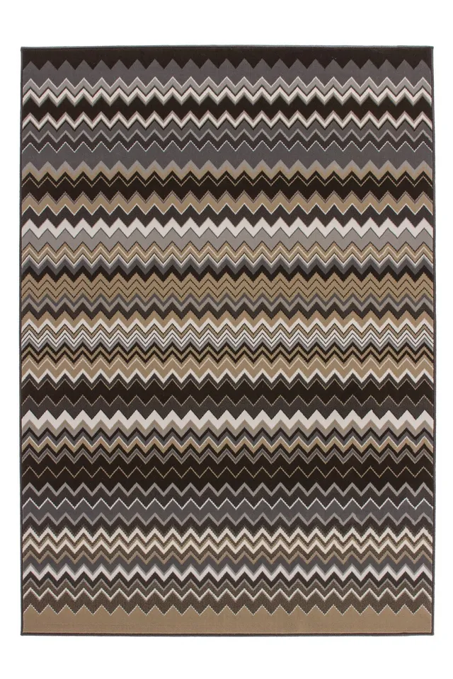 kayoom-now-725-kurzflorteppich-geometrisch-rauten image 1