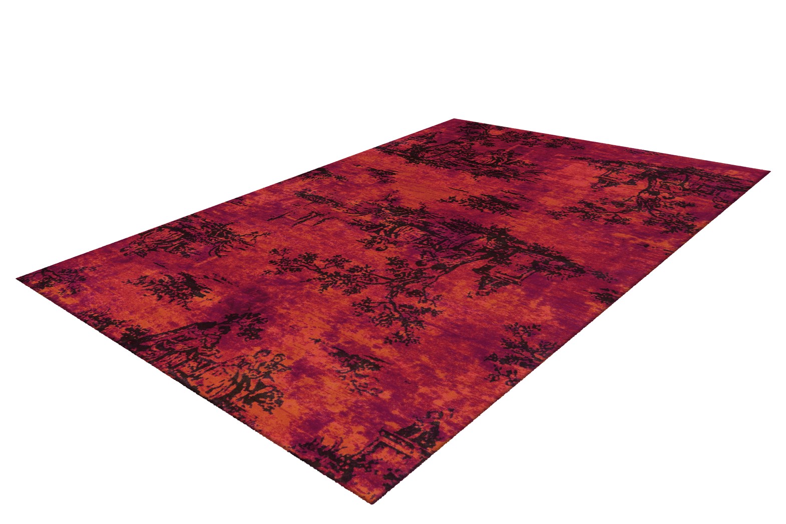 kayoom-vintage-5206-kurzflorteppich-im-vintage-stil-pflegeleichtes-polyacryl-ver image 3