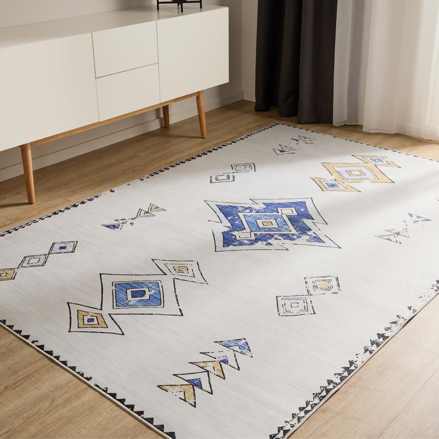 benuta-basic-george-waschbarer-teppich-beige-multicolor-120-cm-rund image 8