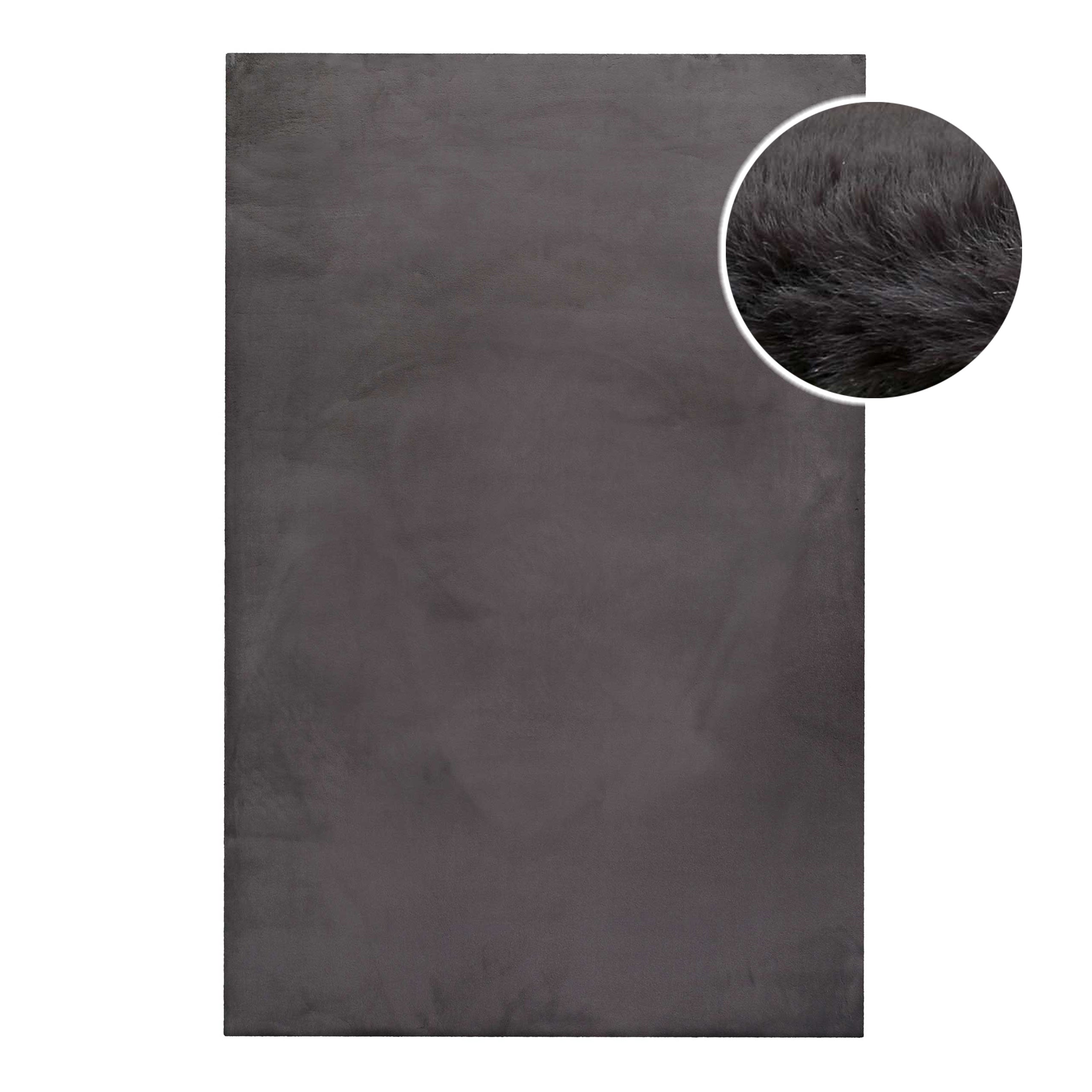 weconhome-basics-kunstfell-teppich-anna-anthrazit-hochflor image 1