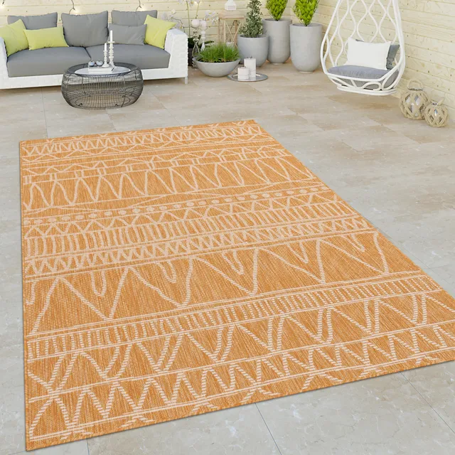paco-home-sisalo-outdoor-teppich-sisaloptik-zickzack-gelb-60x100-cm image 1